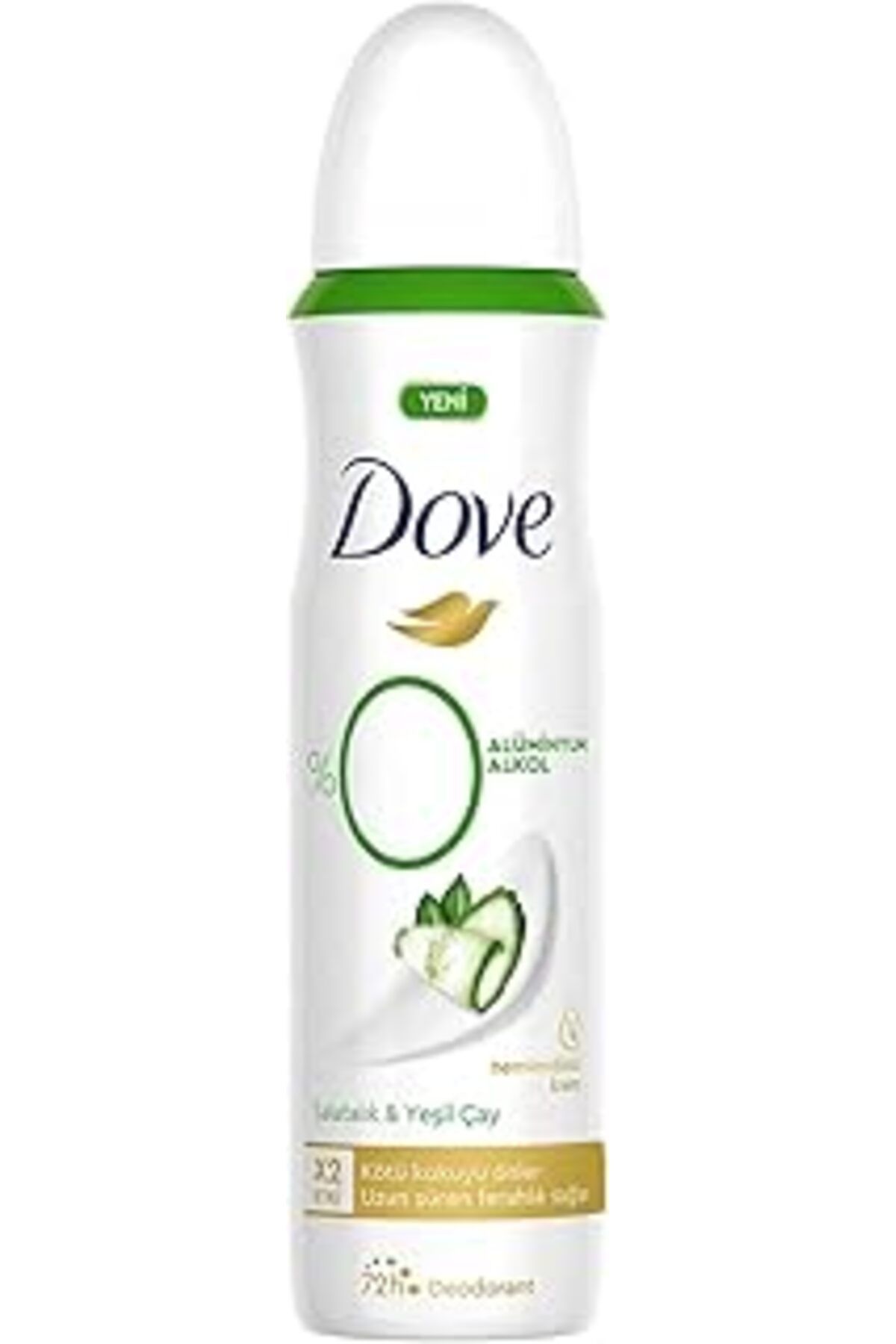 Karachil Dove Kadın Deodorant%0 Alüminyum Salatalık & Yeşil Çay 150Ml