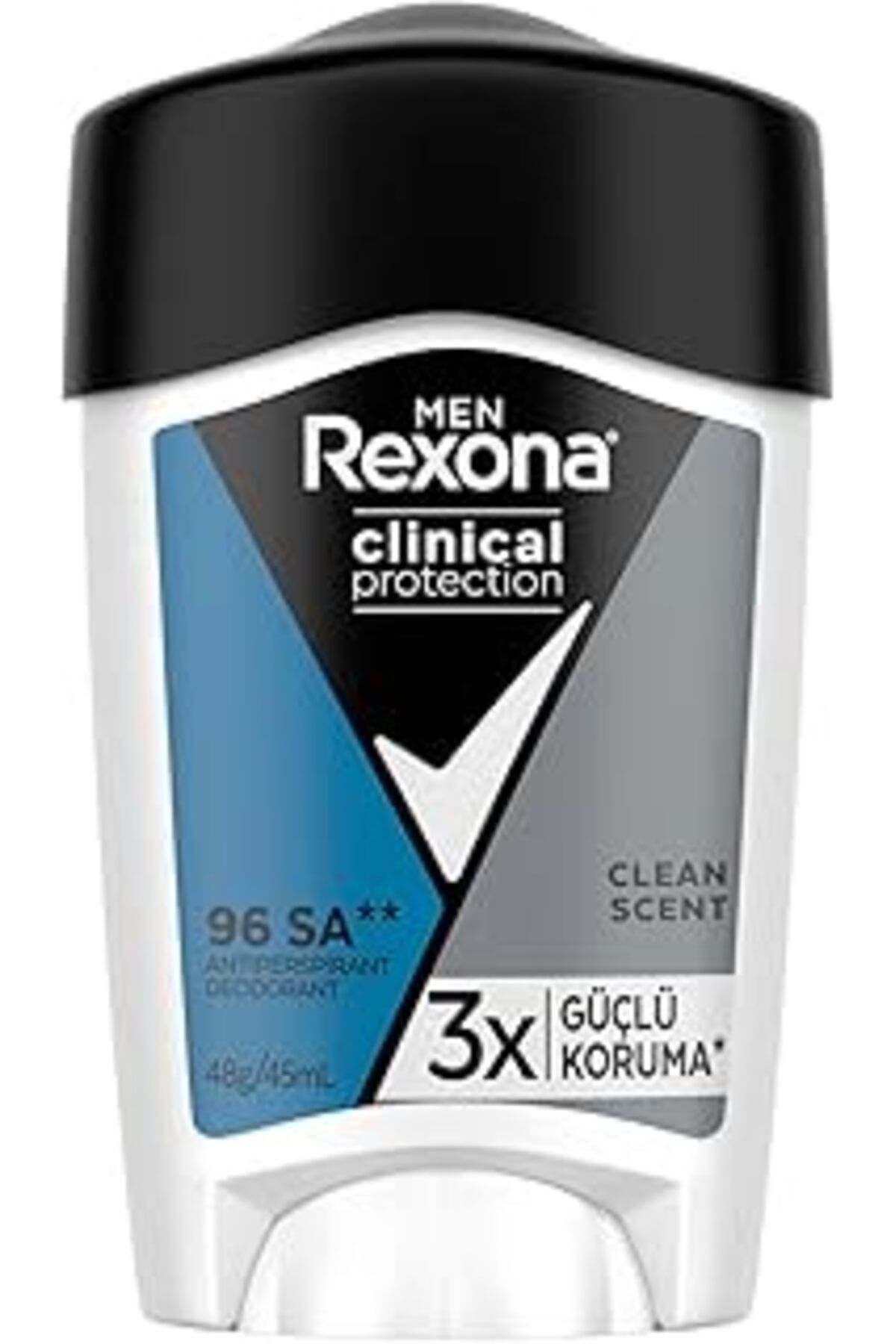Qedii Rexona Men Clinical Protection Erkek Stick Deodorant Clean Scent 3X Güçlü Koruma 45 Ml