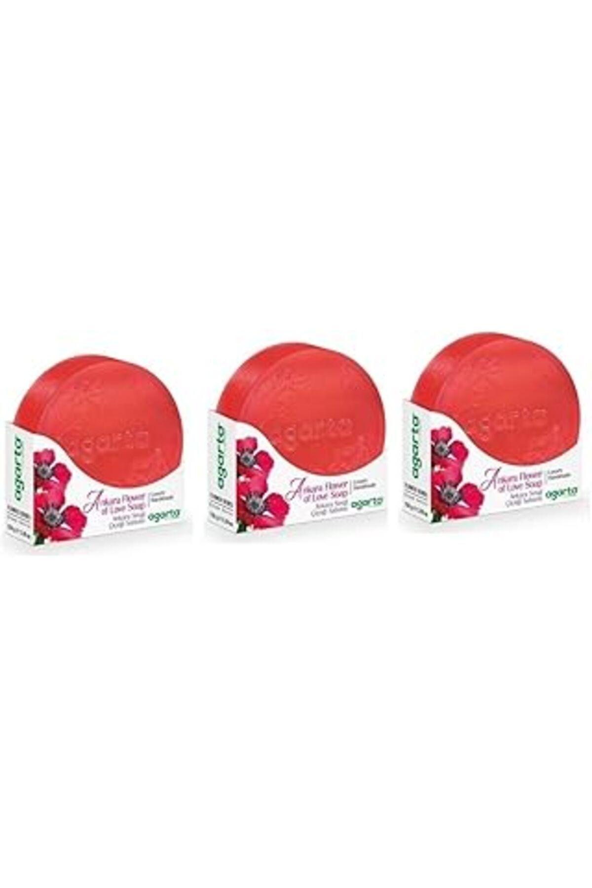 Mu Art Ahşap Doğal Ankara Sevgi Çiçeği Sabunu 150 Gr X 3 Adet