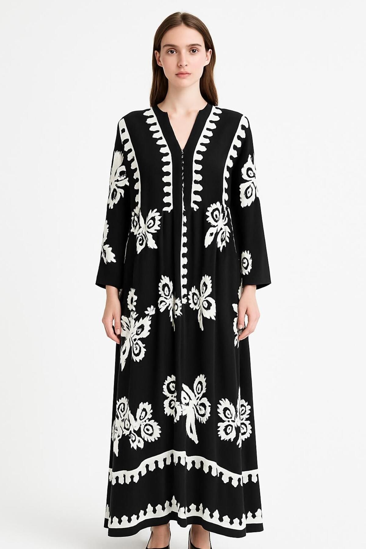 DONNA LISSA DONNA LİSSA KADIN DESENLİ ELBİSE