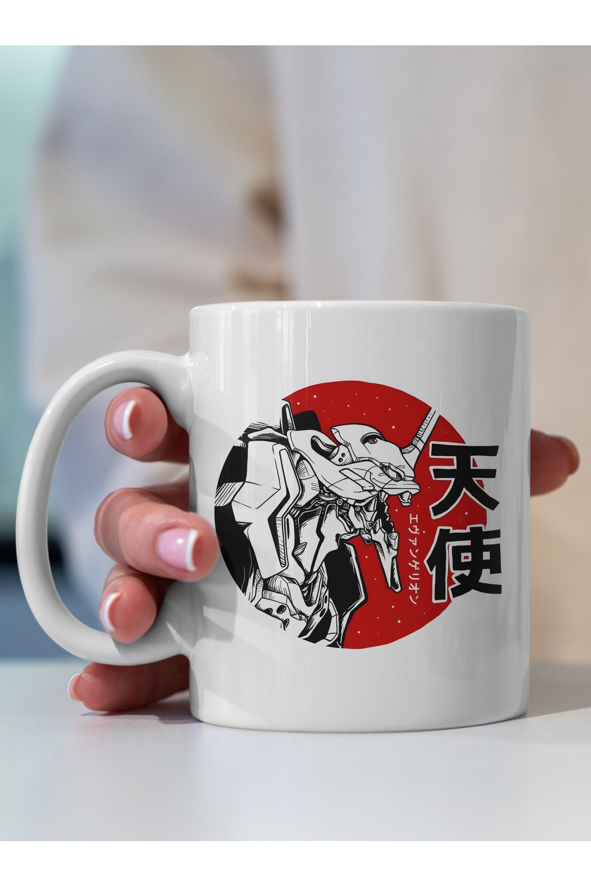 Ayabak Kupa Bardak - Anime Evangelion Desenli Kupa Bardak - Hediyelik Kupa Bardak