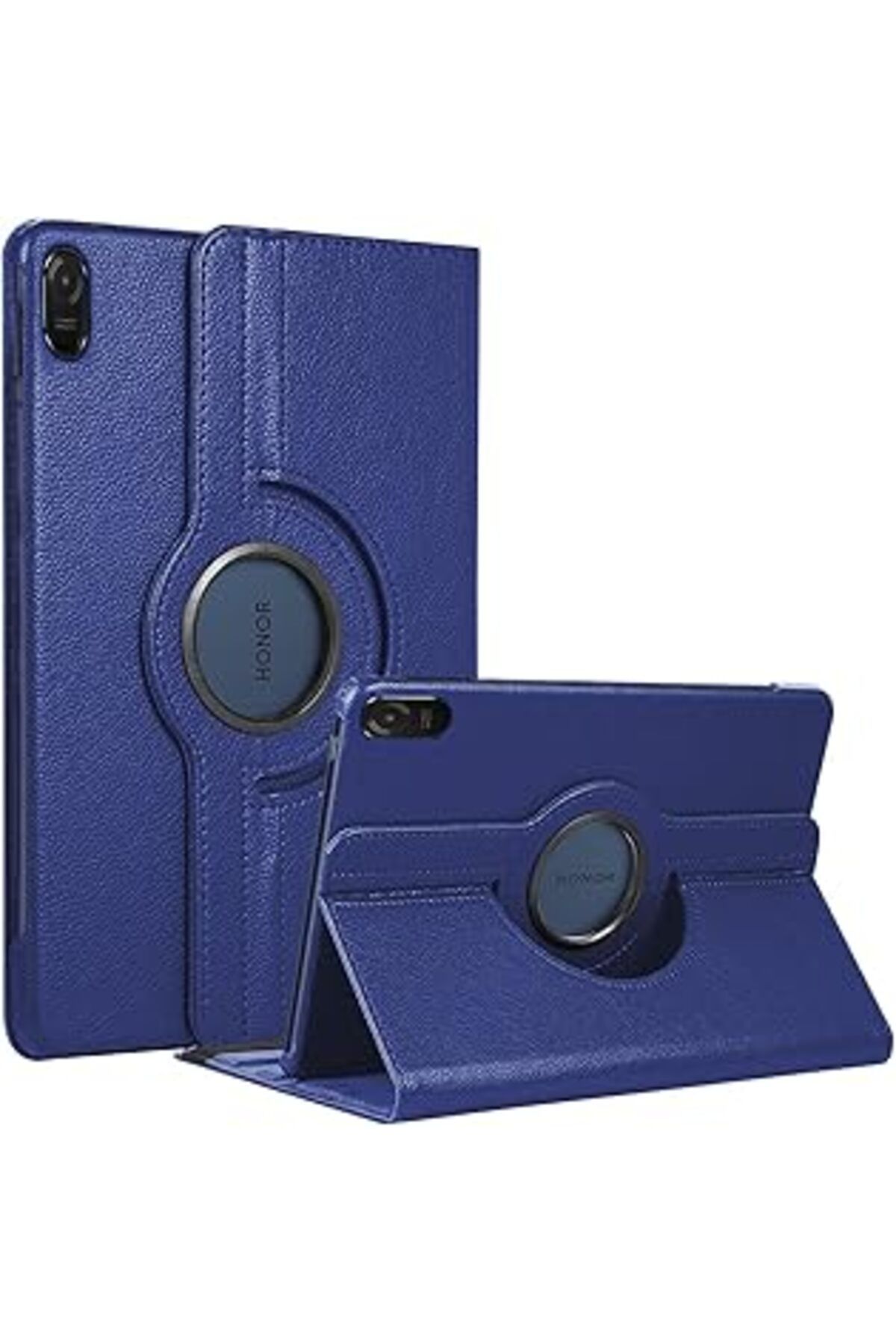 NETWORK ART Microsonic Honor Pad 8 Için Kılıf 360 Rotating Stand Deri Lacivert [Honor Pad 8 Ile Uyumlu Kılıf -