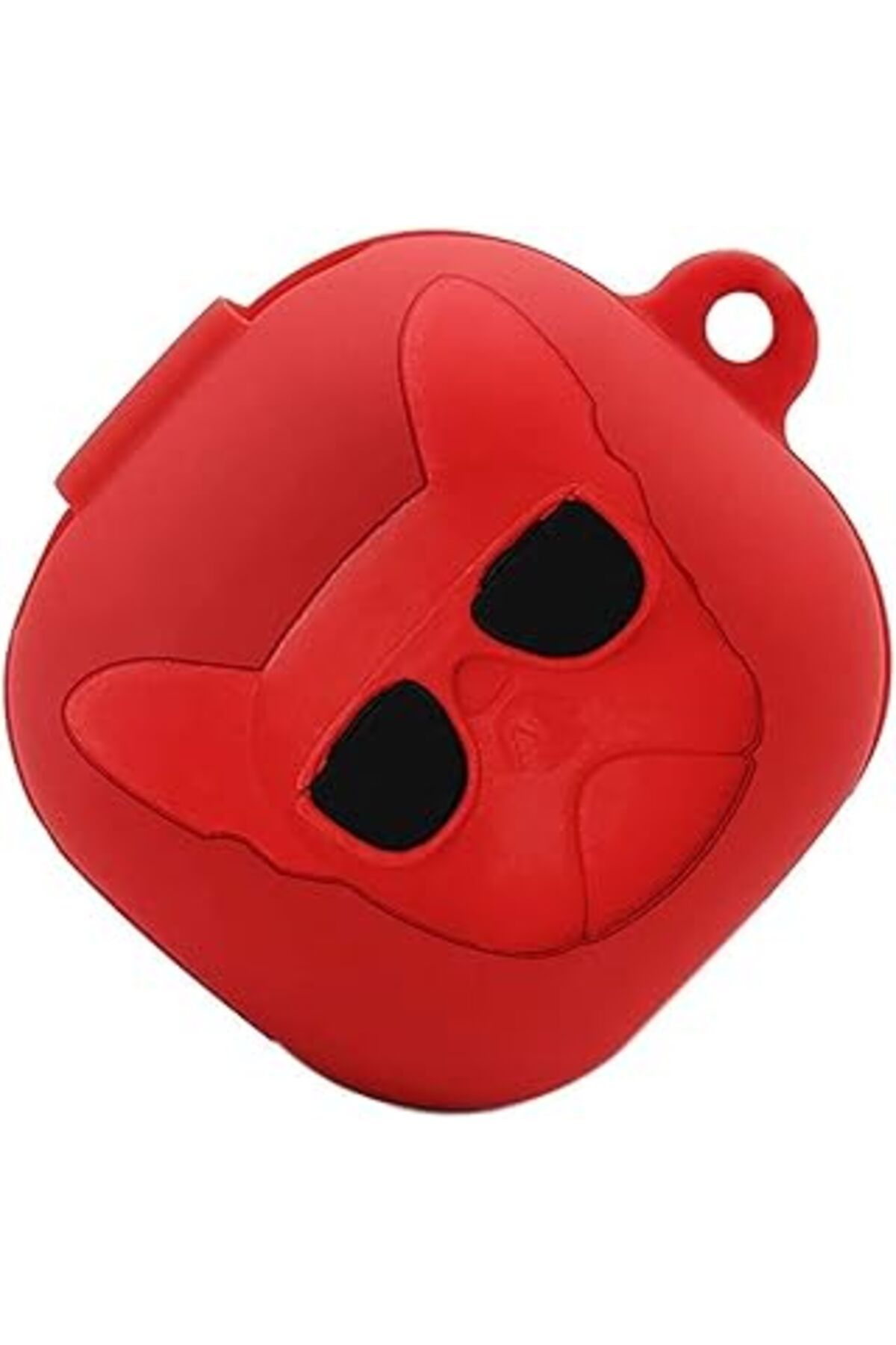 NETWORK ART Microsonic Samsung Galaxy Buds Live Için Kılıf French Bulldog Kırmızı [Buds Live Ile Uyumlu Kılıf -