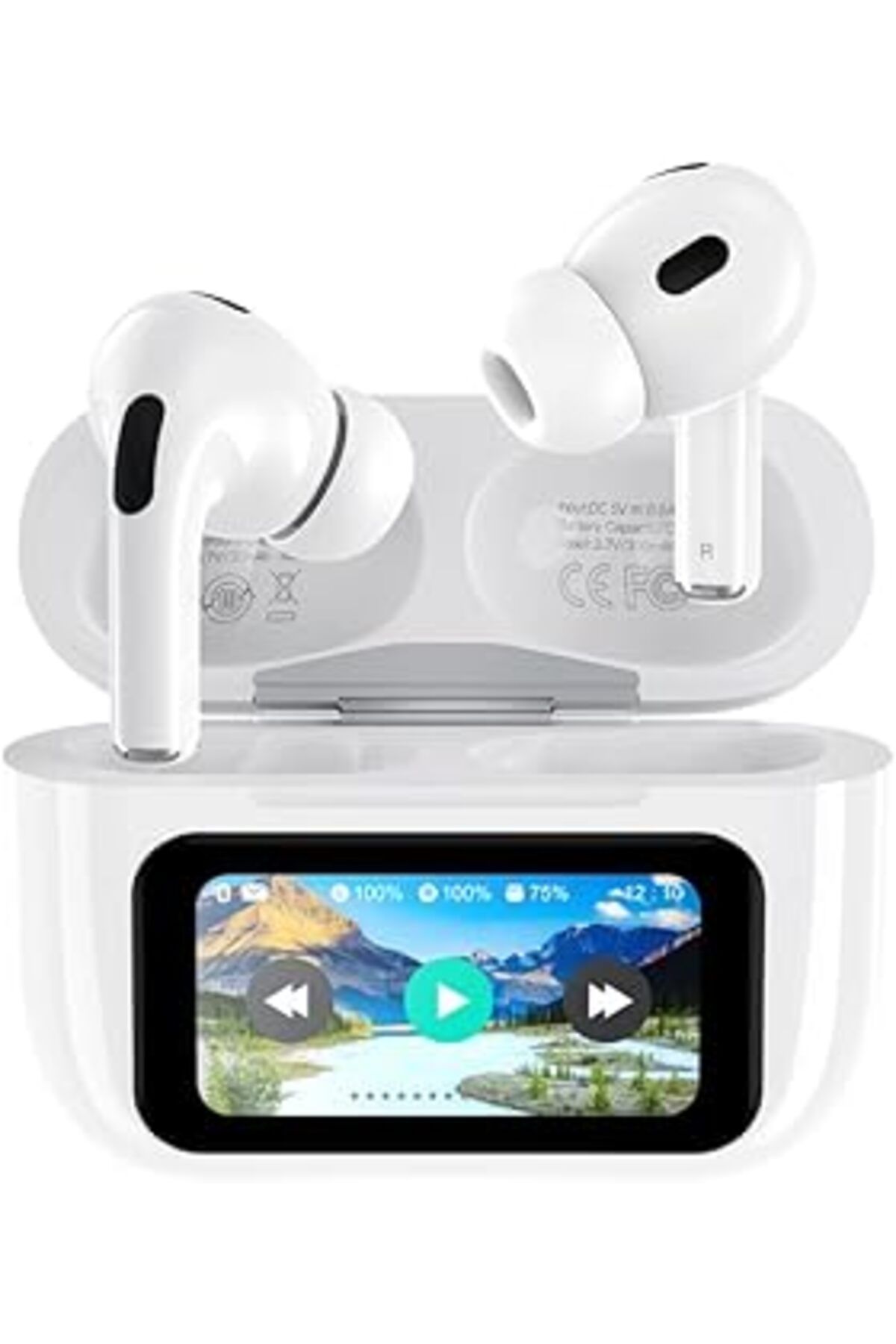 NETWORK ART Xo Dijital Ekranlı Bluetooth Kulaklık X36- Bluetooth 5.4, Anc Gürültü Engelleme, 30Mah Kulaklık, 30