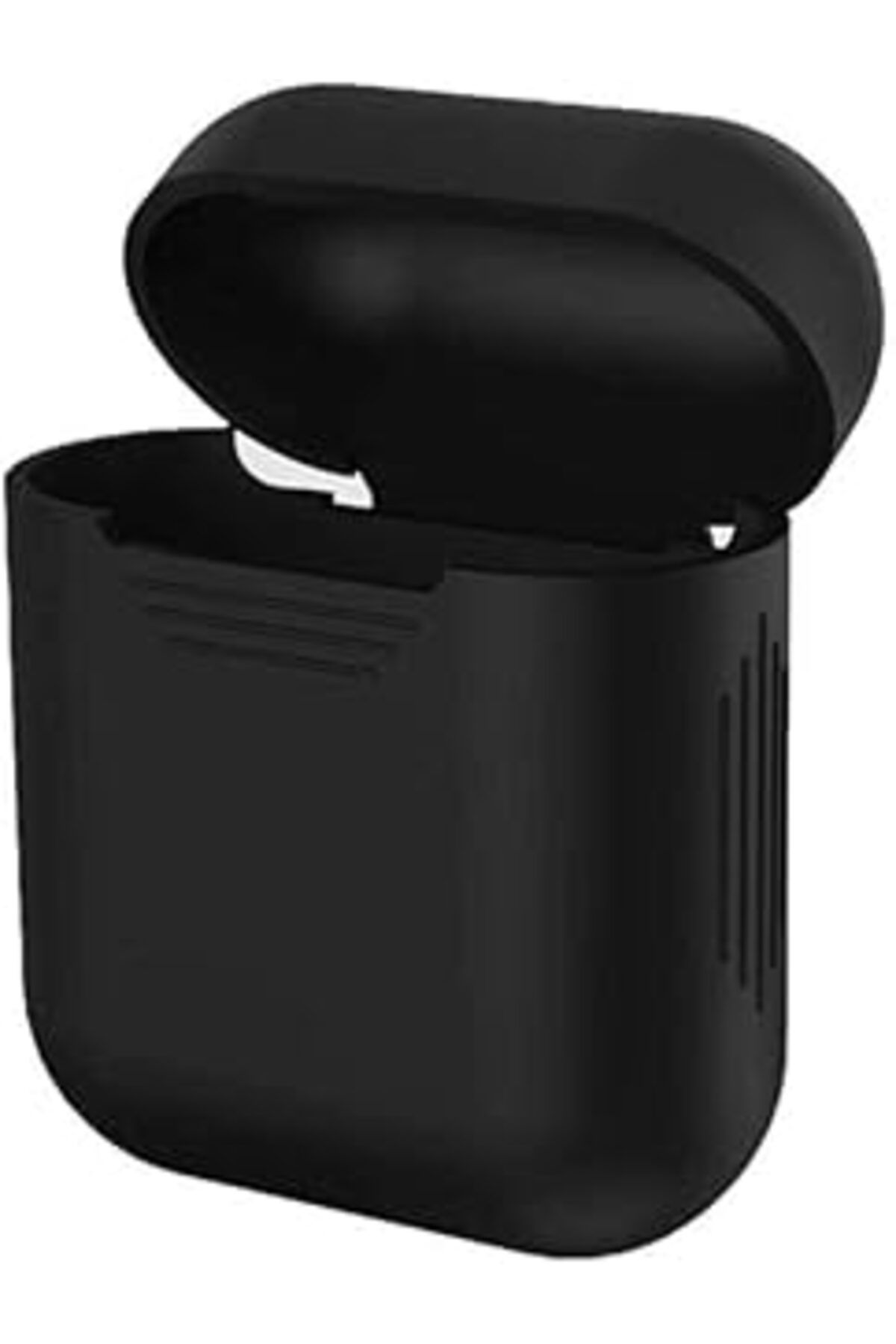 Pazarcan Zore 12584 Apple Airpods Zore Standart Silikon Ile Uyumlu Kılıf Siyah