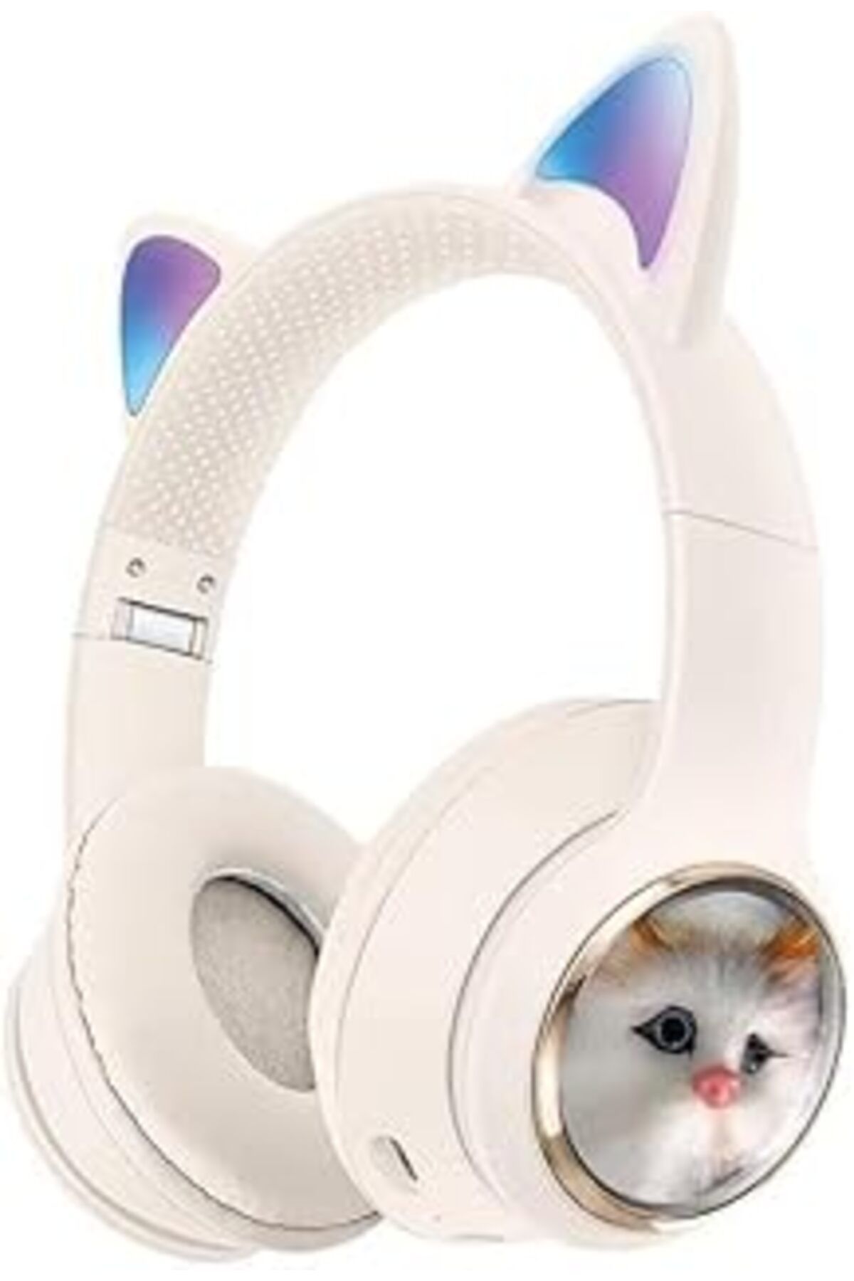 NETWORK ART Wireless 5.3 Stereo Kedili Kulak Üstü Bluetooth Kulaklık Beyaz Blt-45