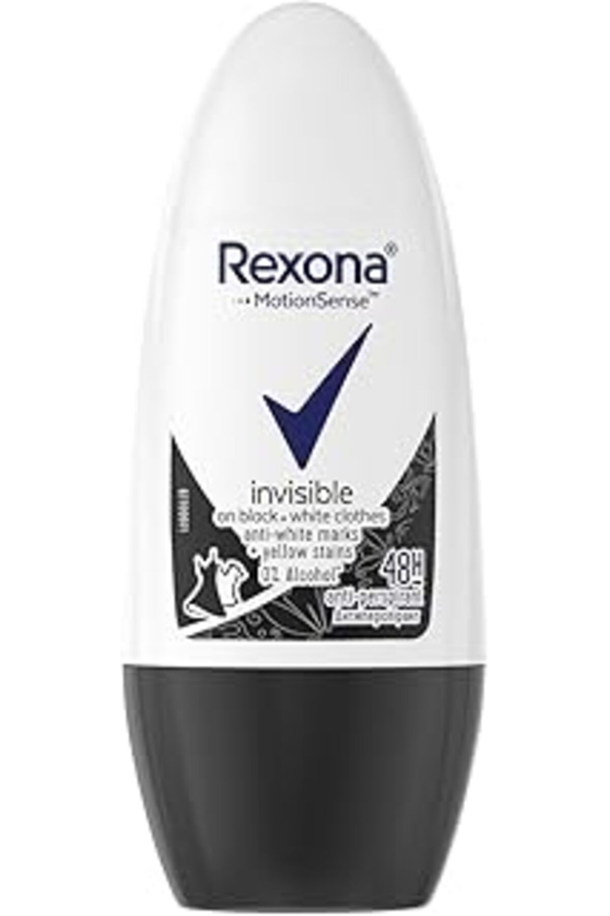 Karachil Rexona Kadın Roll On Deodorant Invisible Black White 50 Ml