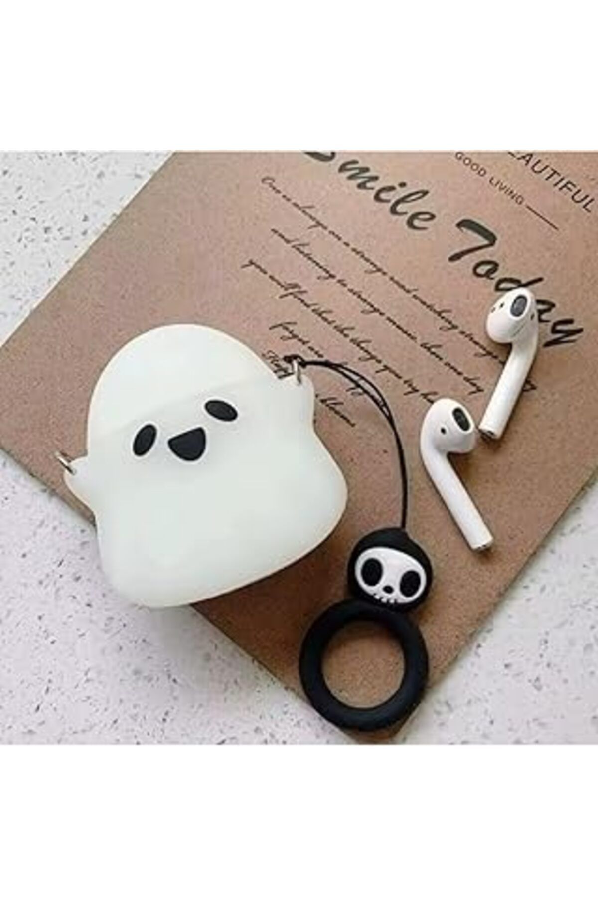 Pazarcan Airpods 1. Nesil Ve 2. Nesil Ile Uyumlu Oyuncak Tasarımlı Kalın Koruyucu Silikon Kılıf