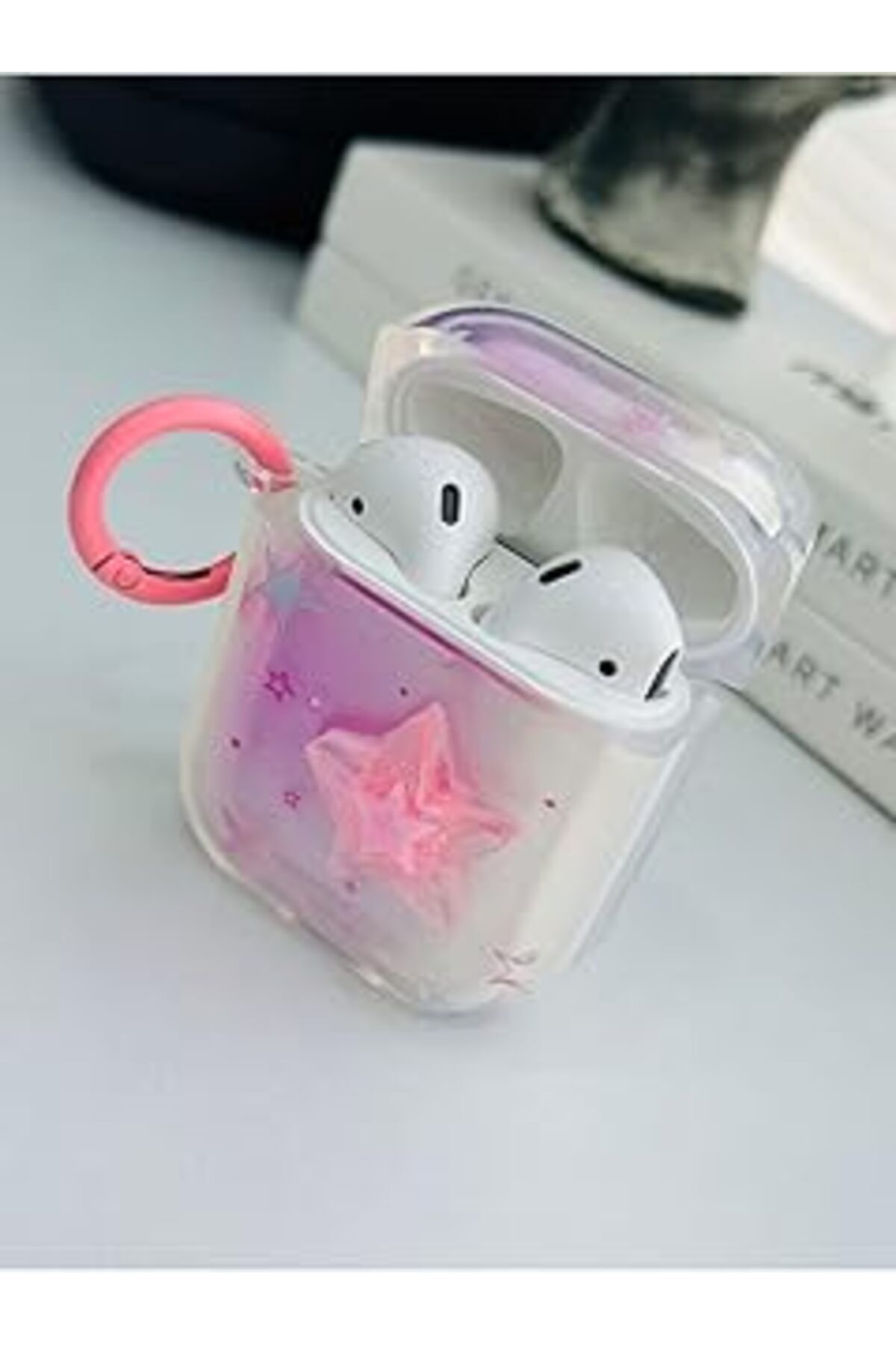 NETWORK ART Airpods 1. Nesil Ve 2. Nesil Ile Uyumlu Oyuncak Tasarımlı Kalın Silikon Kılıf - Fosforluyıldız