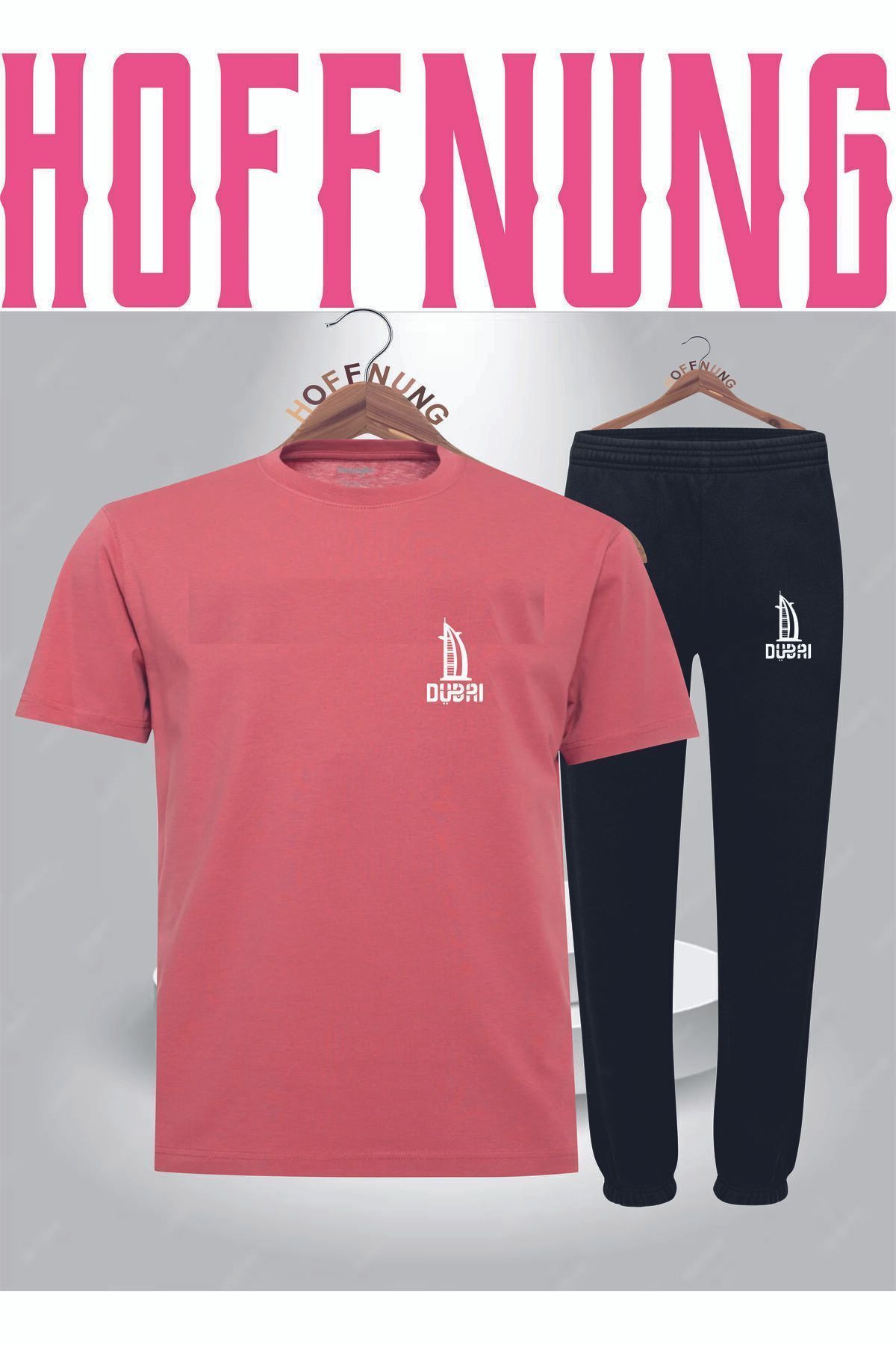 HOFFNUNG Full Pants Bubaı Burjslsrsb 1 Colour Baskılı Hoffnunf Full Pants Yazlık Takım