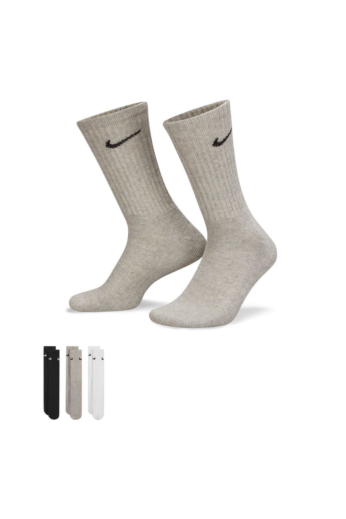 Nike-U Nk V Cush Crew - 3P Value XL XL INTL 1