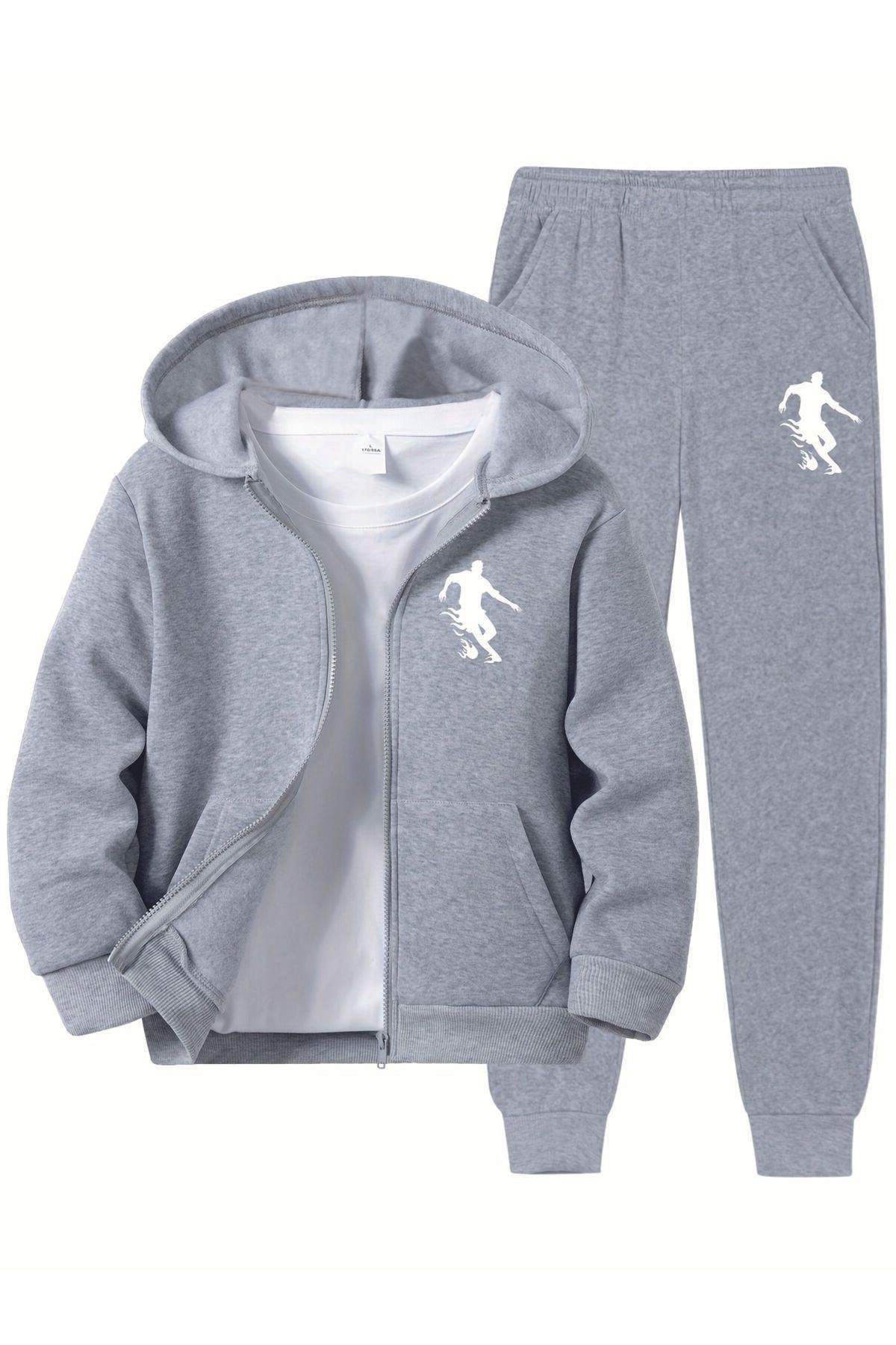 HOFFNUNG FULL ZIP FOOTBALL PLAYER oversize Eşofman Takımı