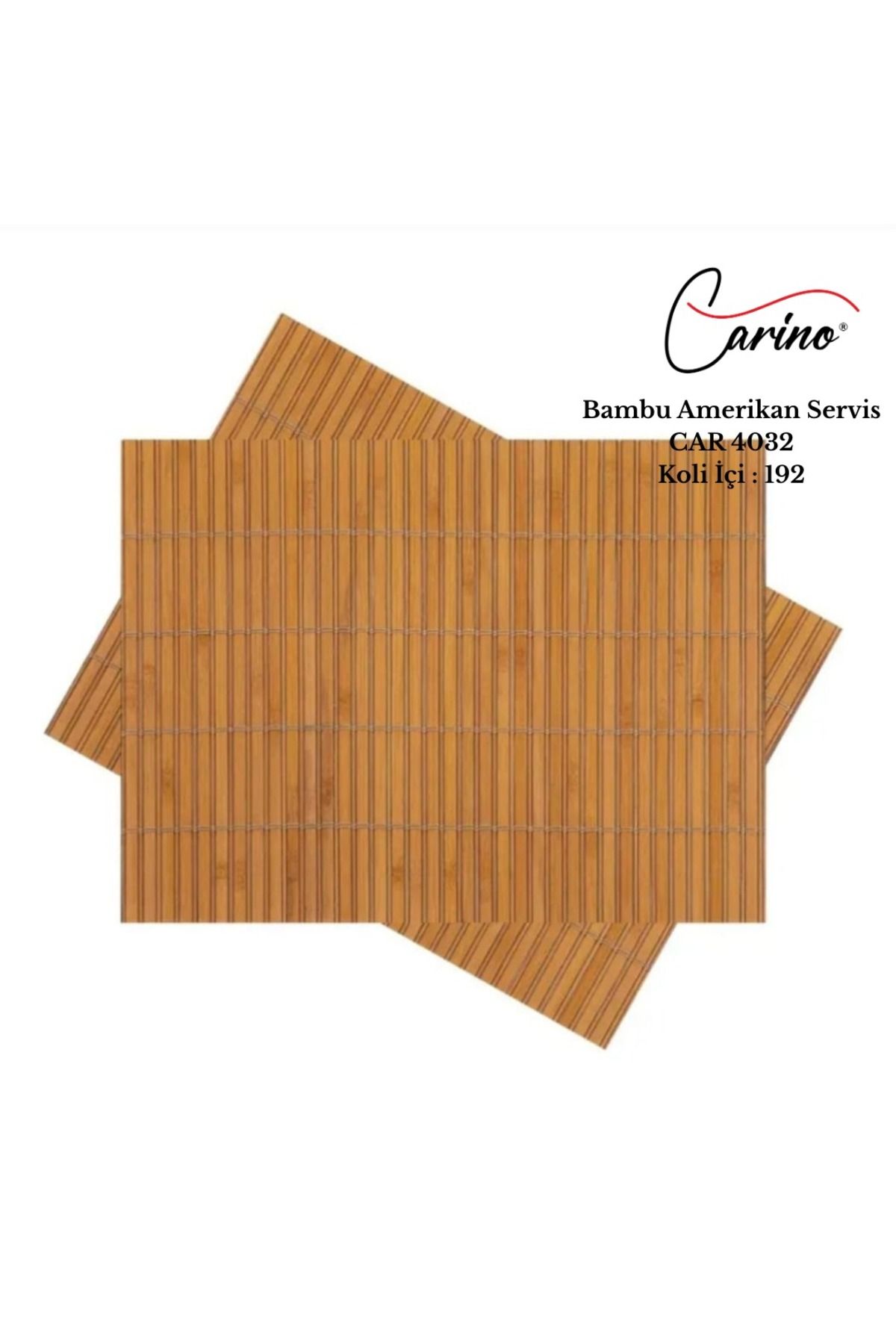 Carino 4LÜ BAMBU AMERİKAN SERVİS 38*30