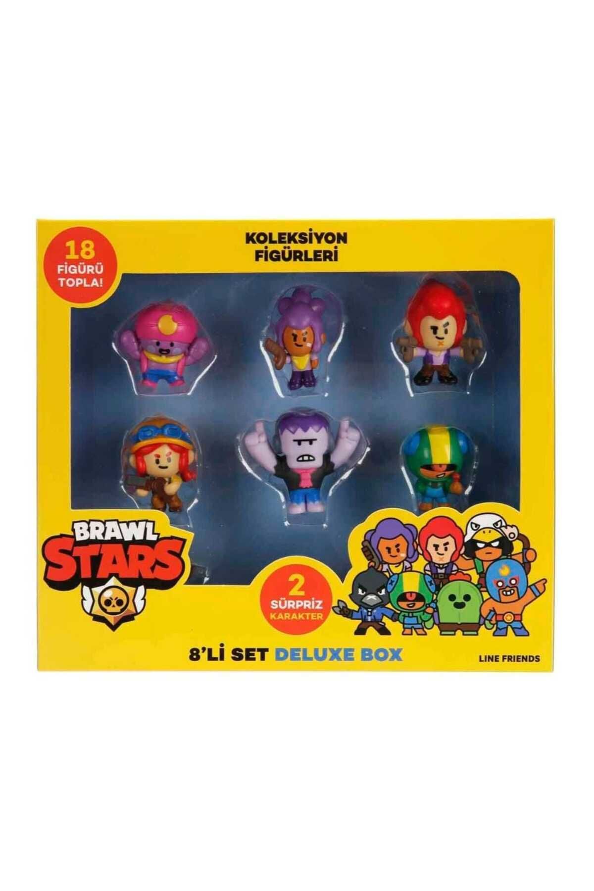 Tower Toys BRW2070 Brawl Stars Delüks 8'li Figür Seti Koleksiyon Brawl Stars Fiğürleri