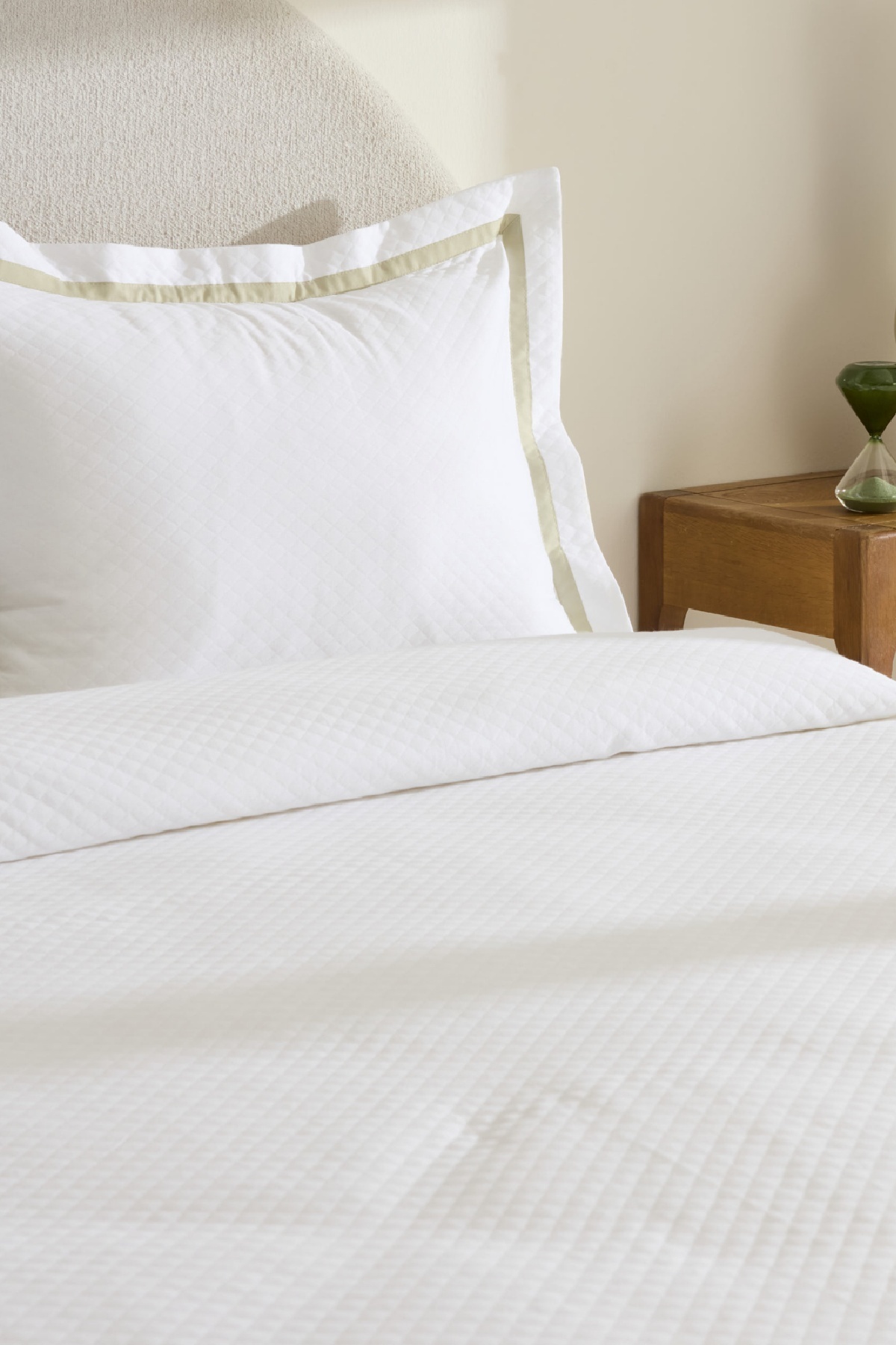 Karaca Home-White Collection Doris 100% Cotton Double Bedspread Set Sage 5