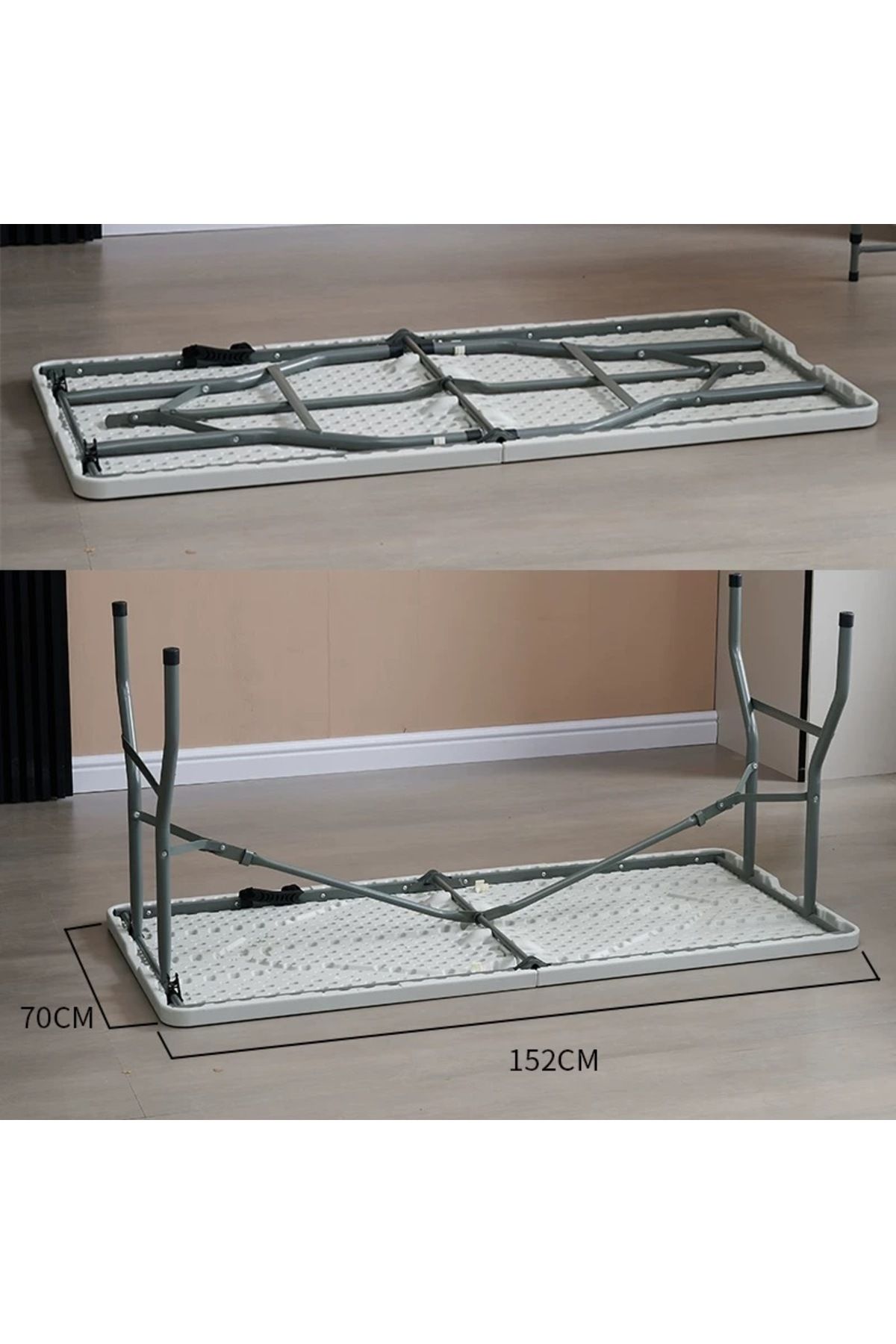 Living-Multi-Purpose Foldable Table with Handle – Rectangular Design 3