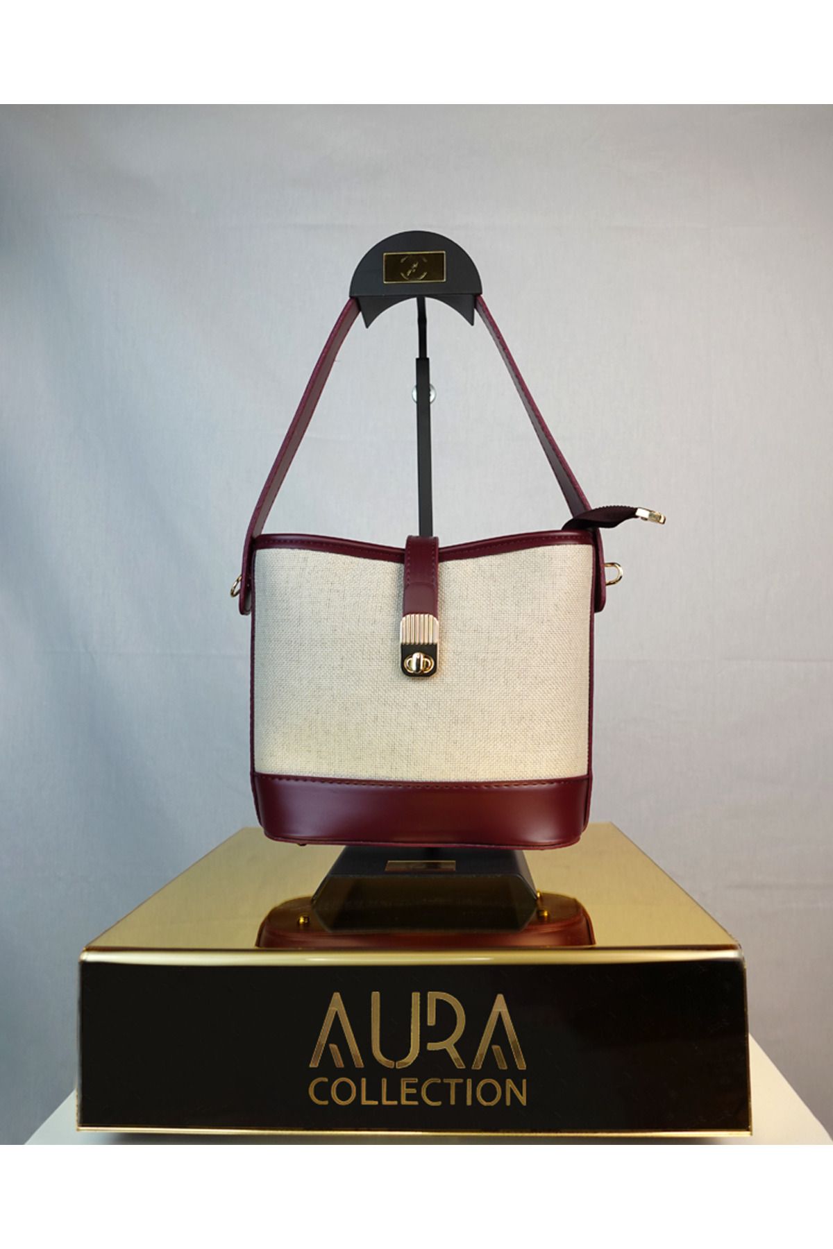 Aura Collection Online Havana Hasır Omuz Çantası