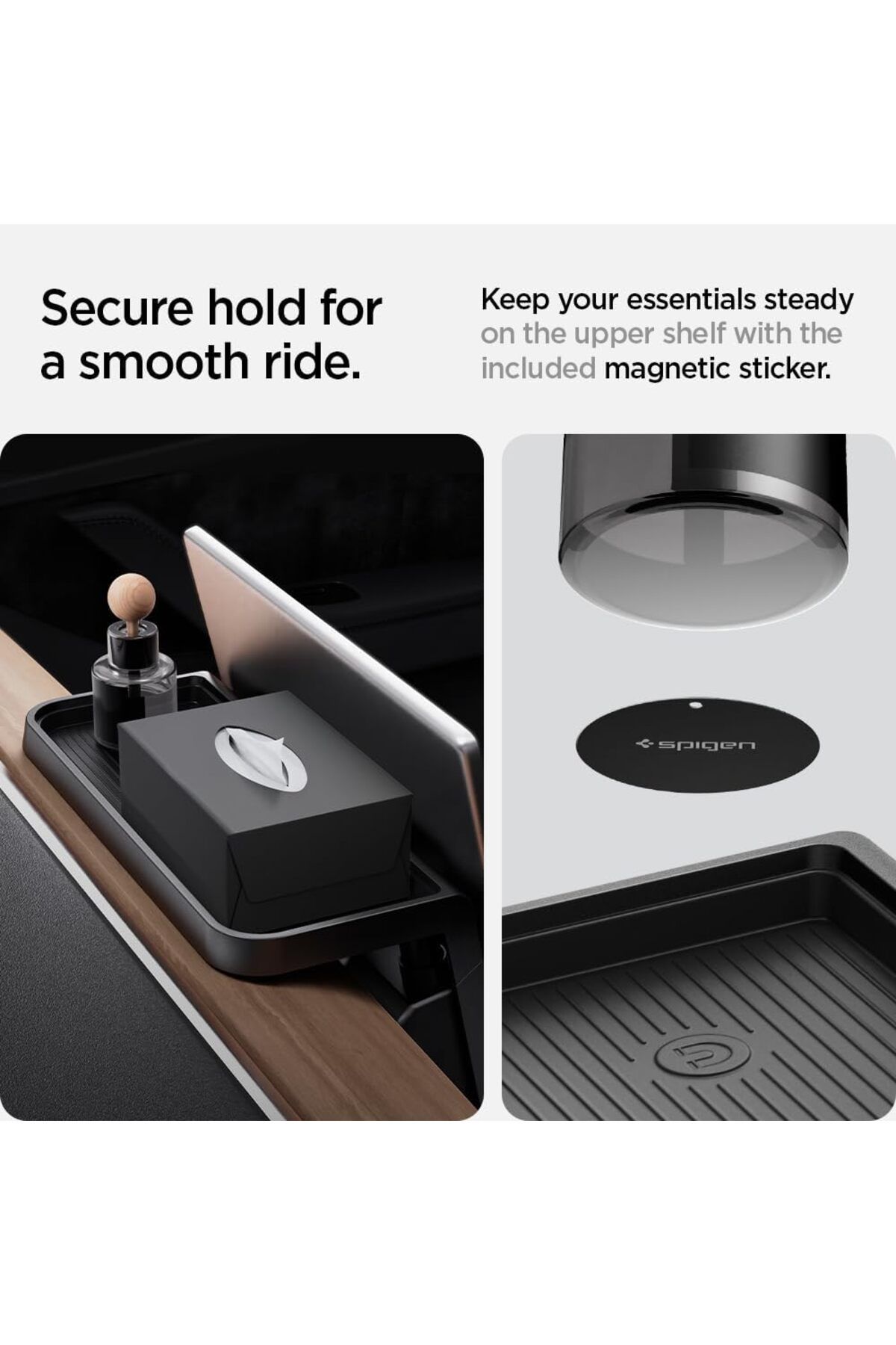 Spigen-Spigen Tesla Model 3 2021-2023 and Model Y Under Screen Centre Console Storage - Black Edition 6