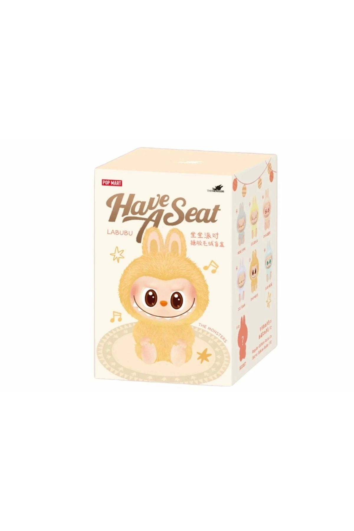 Pop Mart Labubu 1 Adet 2. Seri Oturma Partisi Peluş Sürpriz Hediye Oyuncak Hehe, Sısı, Dada, Zızı, B
