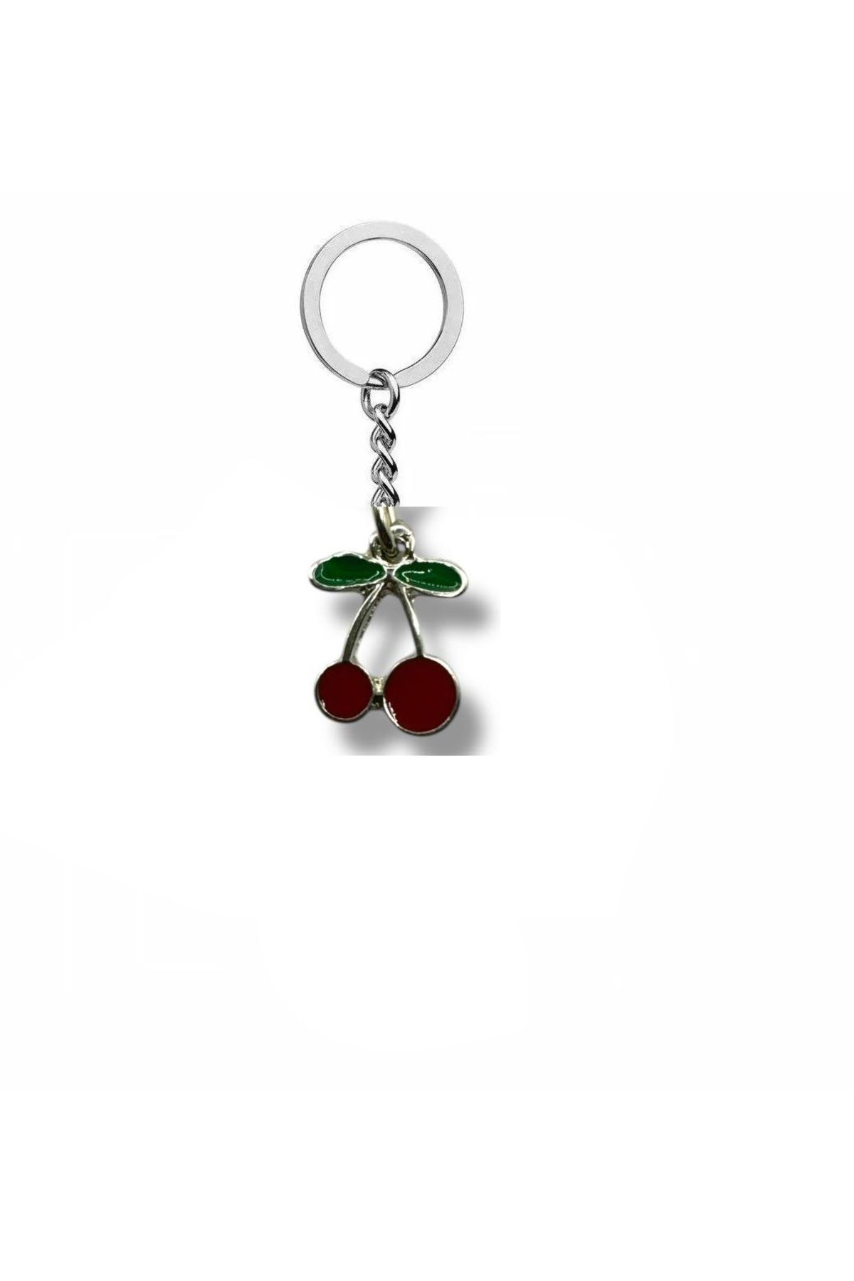 Herşey Nota Canlı Kırmızı Cherry Unisex Anahtarlık – Tatlı ve Şık Tasarım