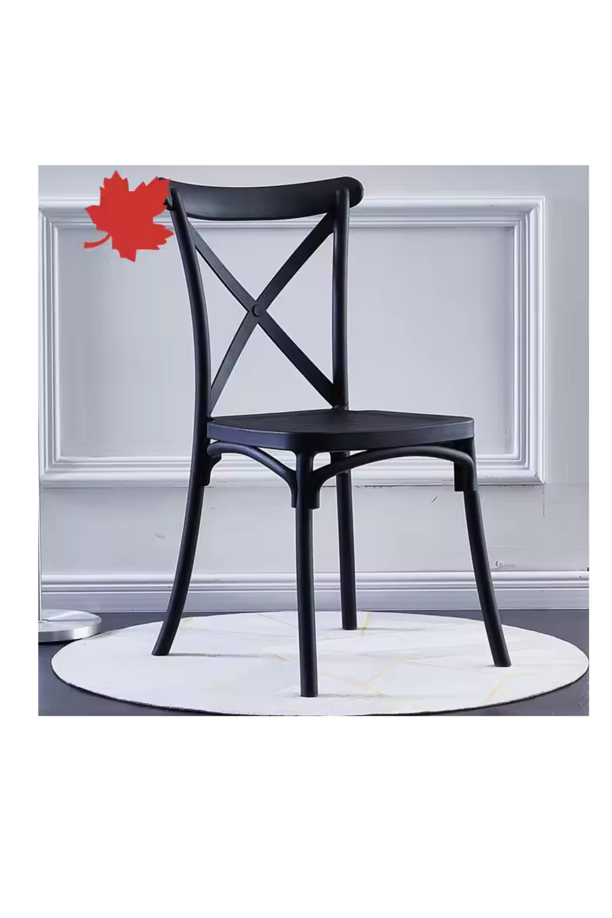 rexa-Style Plastic Stacking Stool – Minimalist Design for Home & Office Use 2
