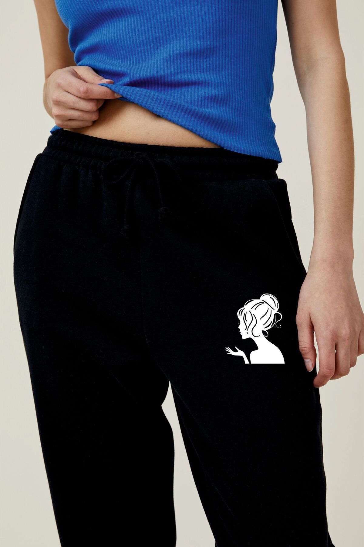 HOFFNUNG Jogger 3 Iplık Head Butterlove Örme Kumaş Şardonlu Eşofman Altı