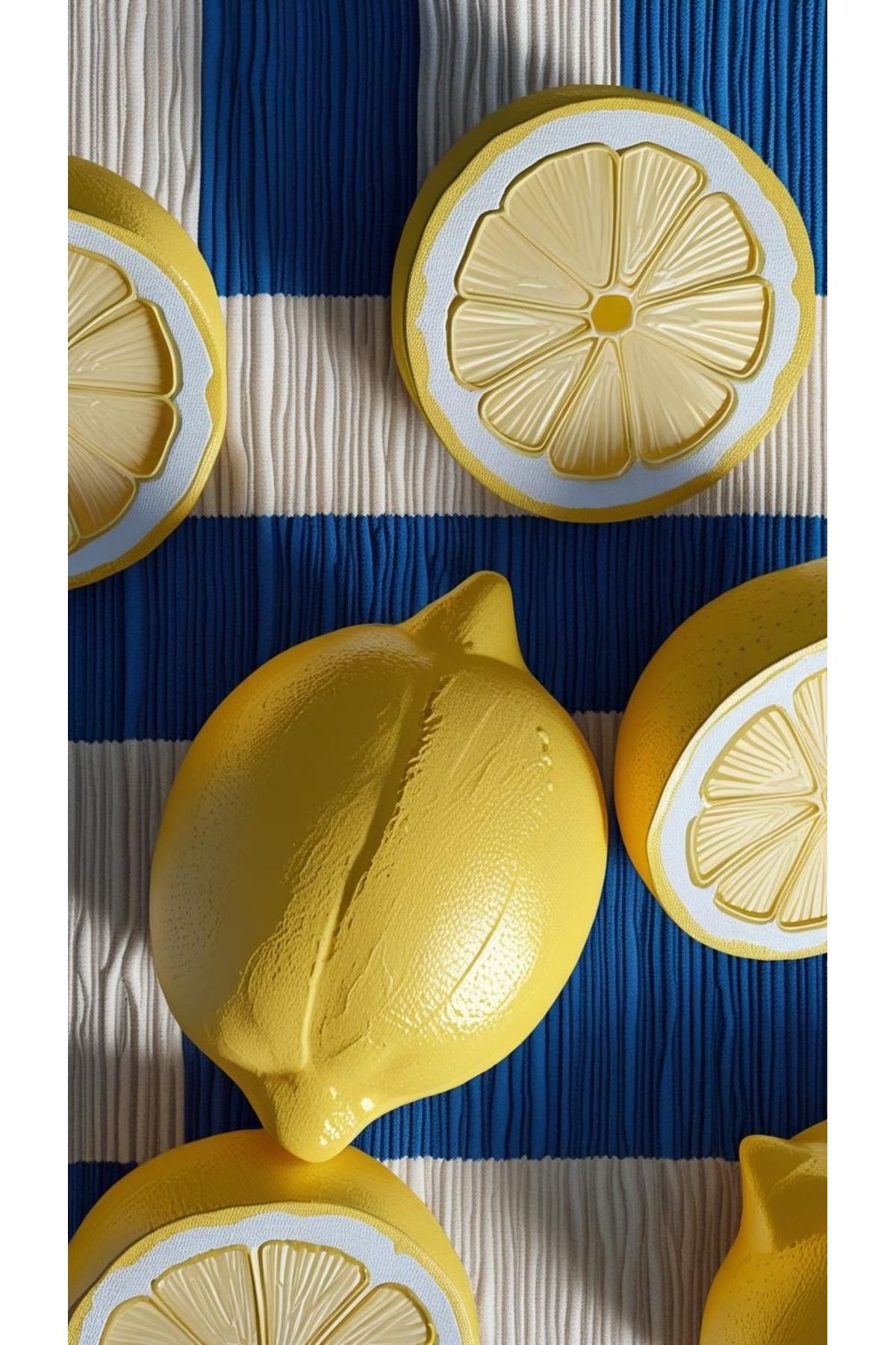 Rugs Modern Halı Kuzey Koleksiyonu Limon Desenli Dokuma Taban Modern Dekoratif Halı kuzey78