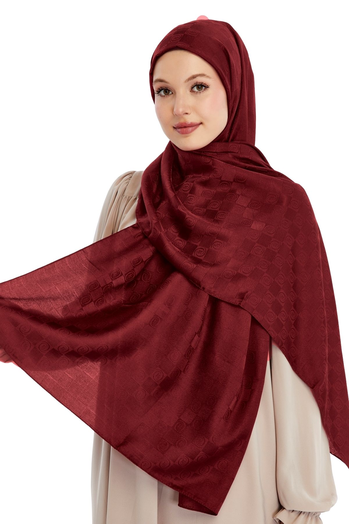 Altobeh Monogram Dama Desen Şal