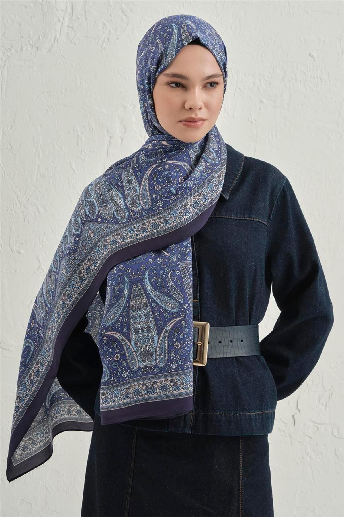 Armine Premium Pure Etnik Desen Şal 4 03