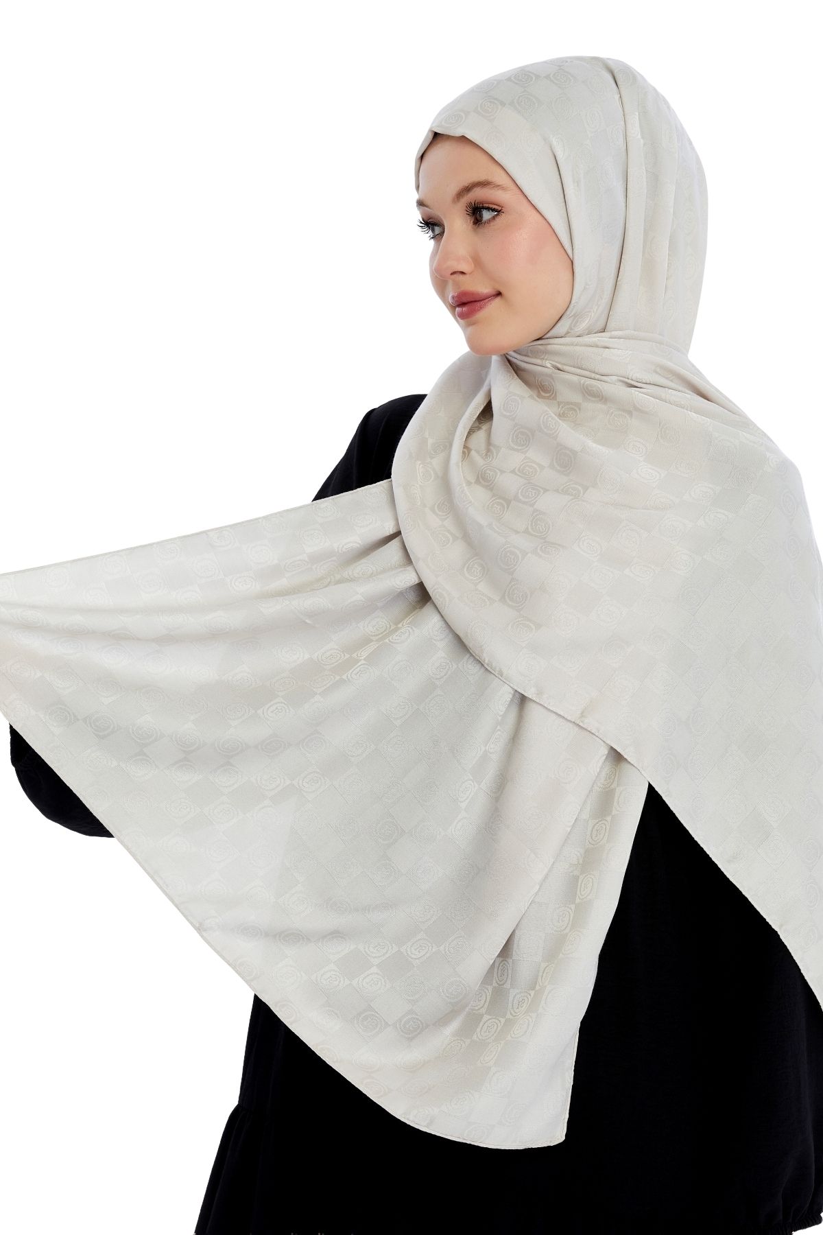 Altobeh Monogram Dama Desen Şal
