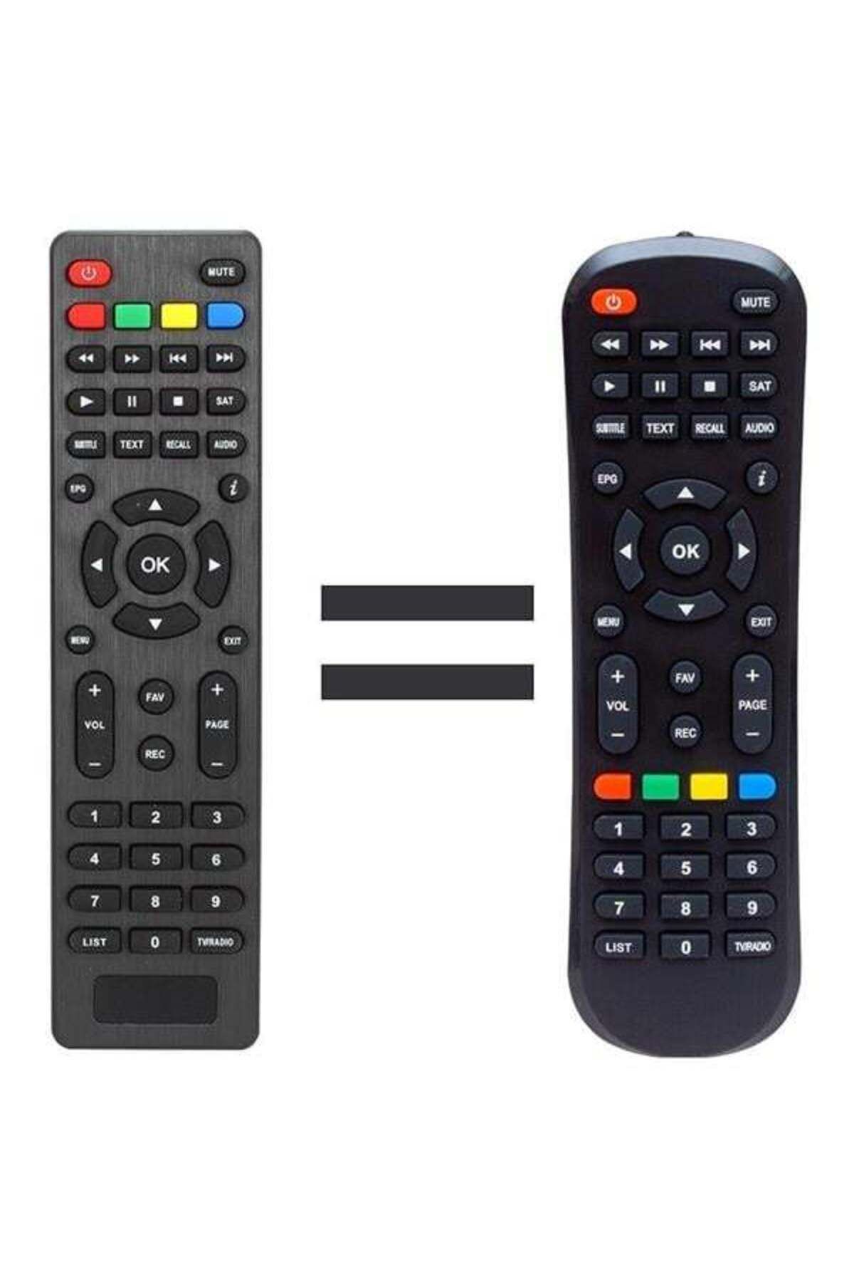 Modafiks Sunny AT-14850 - Skytech ST-19200 HD - Showmax Blue -Herz 56000 - Korax HD Uydu Alıcı Kumandası