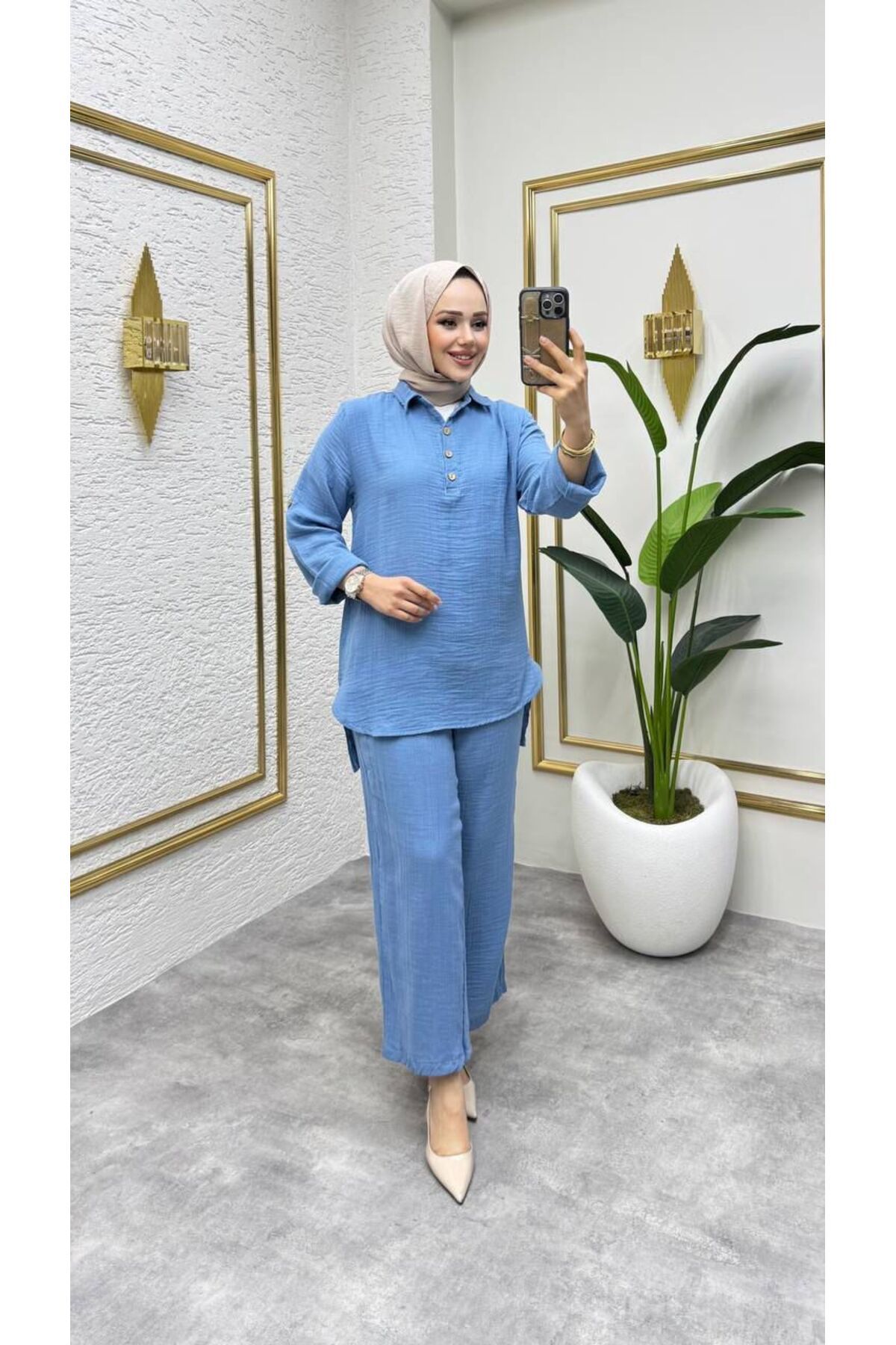 NGS MÜSLİN PANTOLON TAKIM