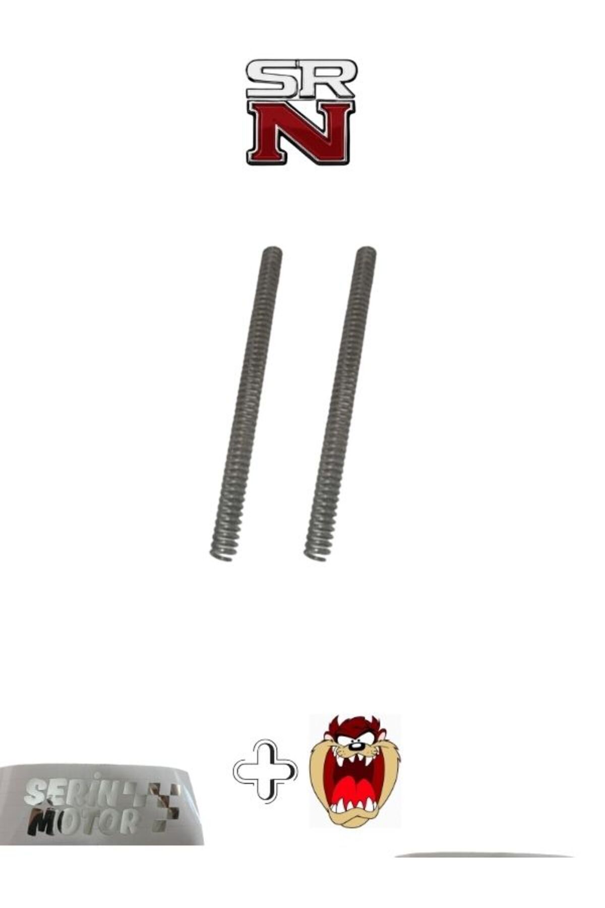 GMS Mobylette 52 Ön Amortisör Yayı Takım + Tzmnya Sticker SRN