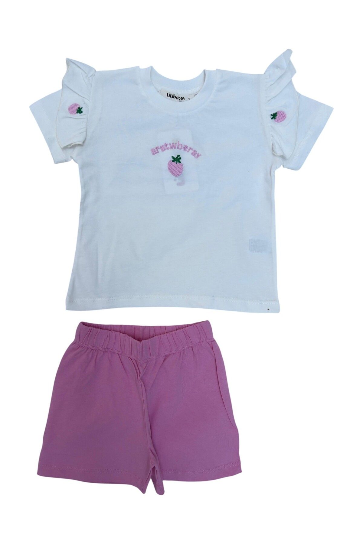 GMG Baby Rahat Giyim Şort Tişört Pijama TakımStrawBerry
