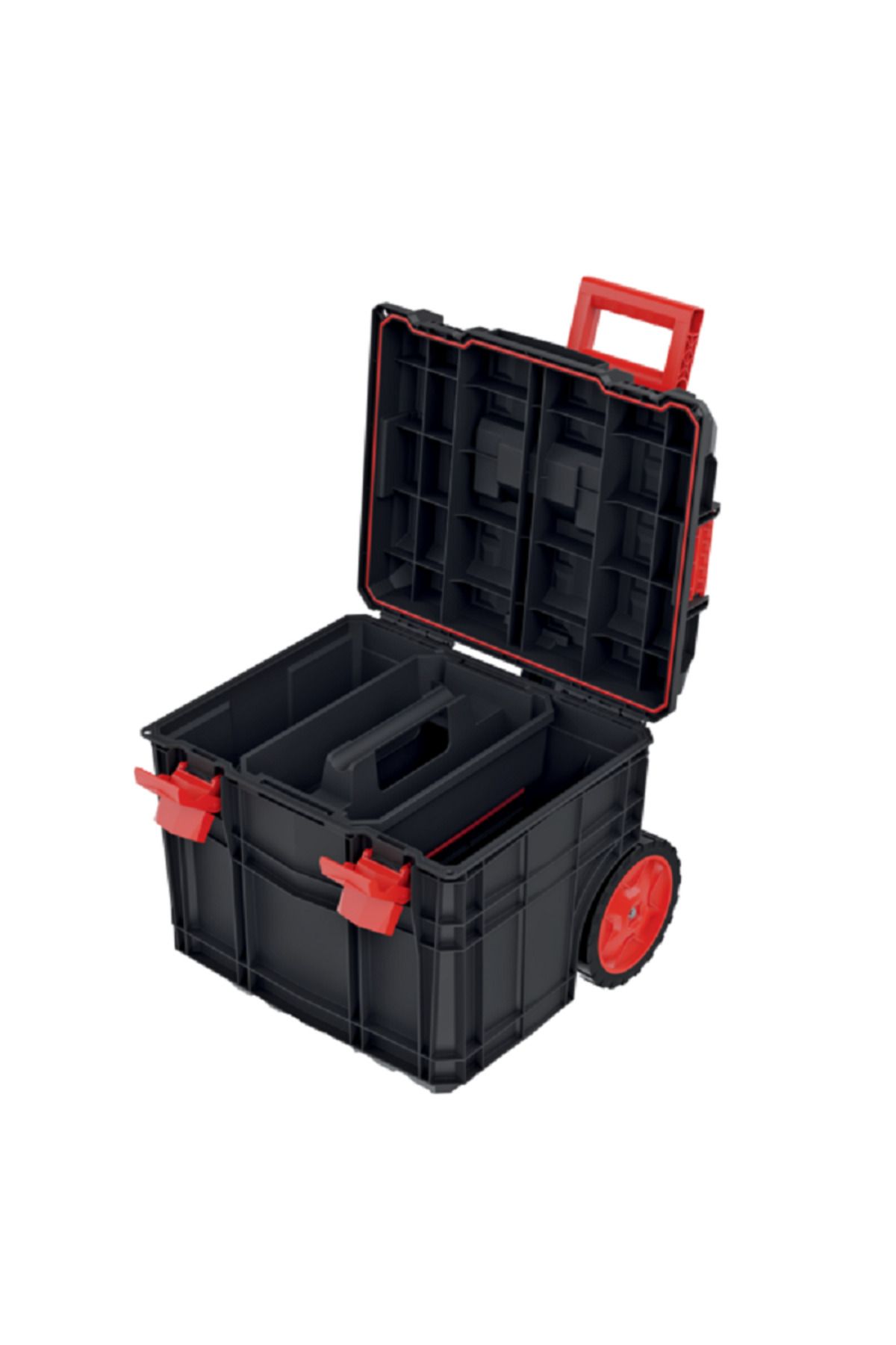 kistenberg-C Block Durable Tool Trolley with Removable Separators Black and Red 100kg 2