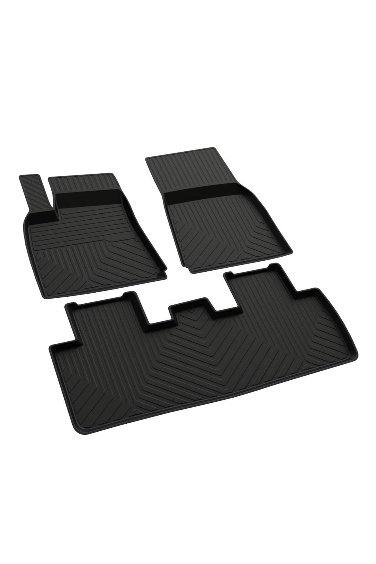 ferrous autoaccessories Tesla Model Y Ferrous 4D Havuzlu Kauçuk Paspas 2025 ve Üstü