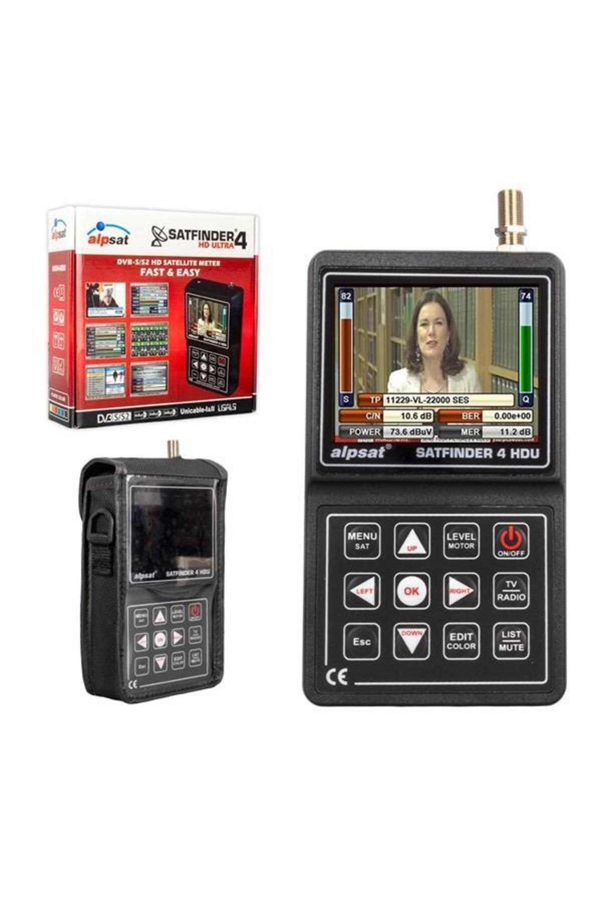 Modafiks Alpsat Satfinder 4 HD Ultra 3.5'' LCD Ekranlı Uydu Yön Bulucu (AS04-HDU)