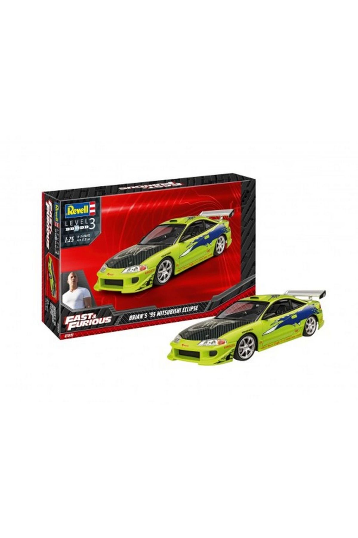 NW NessiWorld Nessiworld Revell 07691 Fast & Furious Brian's 1995 Mitsubishi Eclipse