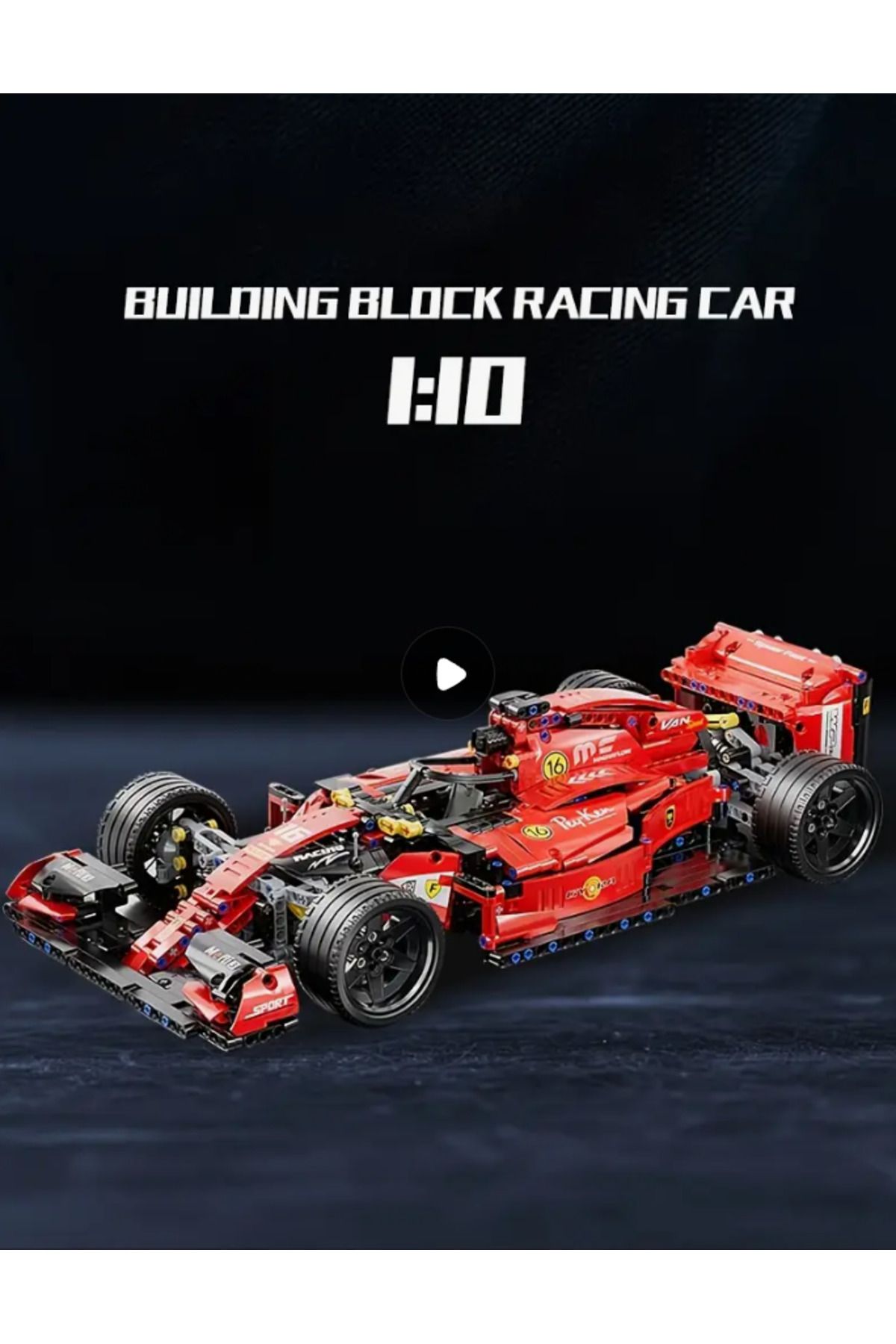 Innovate Store Formula F1 Araba 1200+ Parça Yapı Blokları Seti