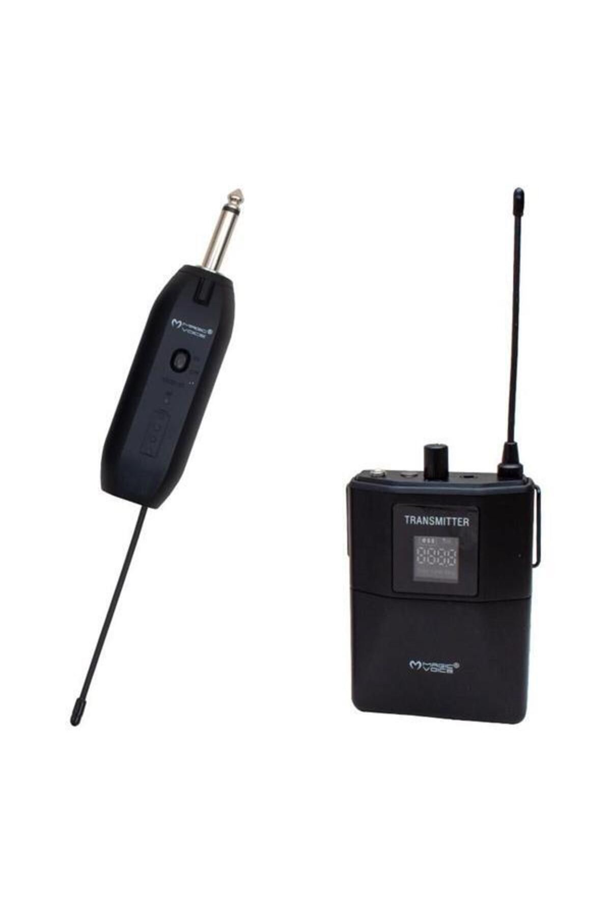 Modafiks Magicvoice Mv-19599 UHF Kablosuz Enstrüman Uyumlu Jack Girişli İkili Mikrofon Set