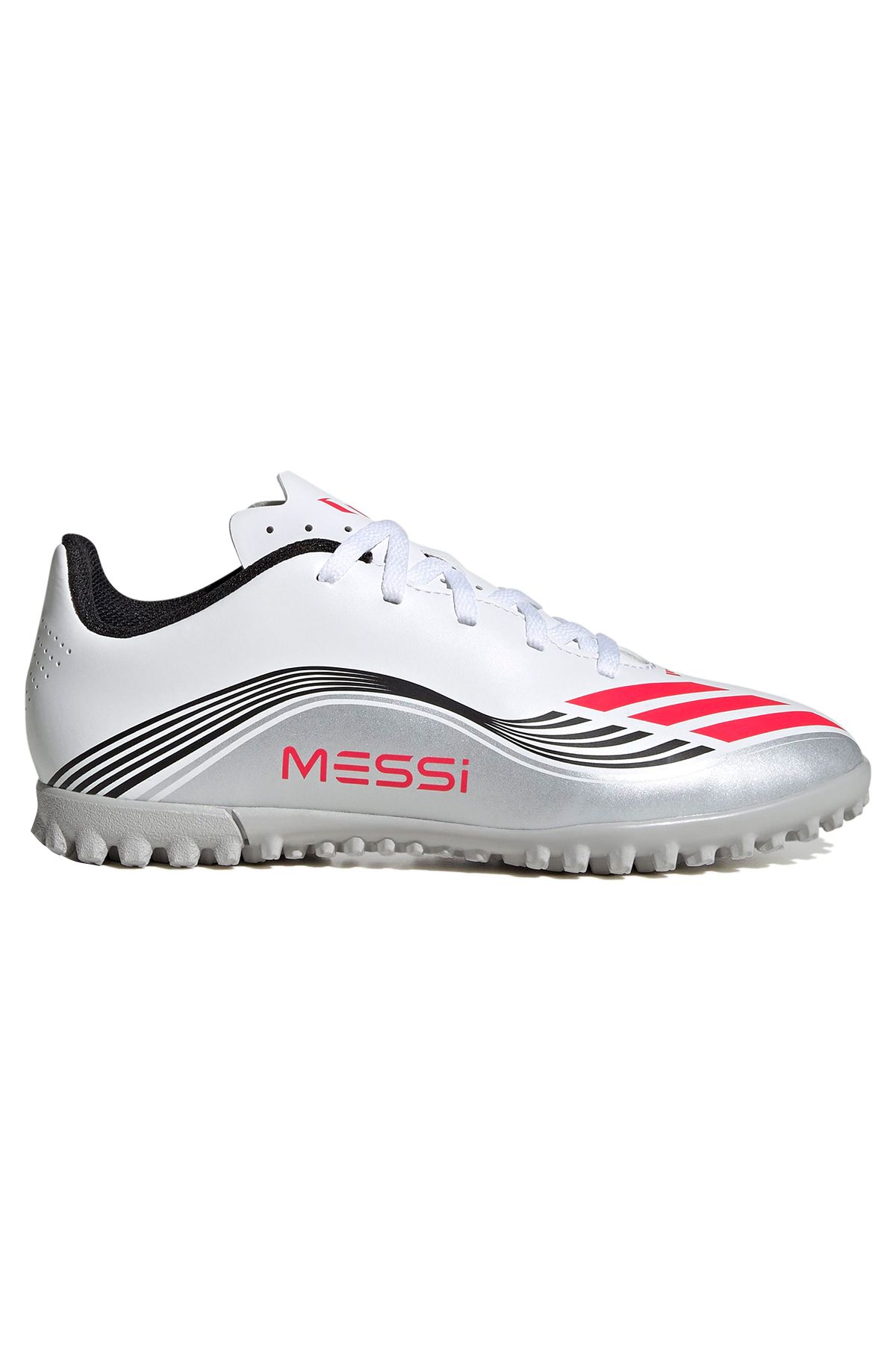 adidas F50 Messi Club Tf J Çocuk Beyaz Halı Saha Ayakkabısı Jp7453