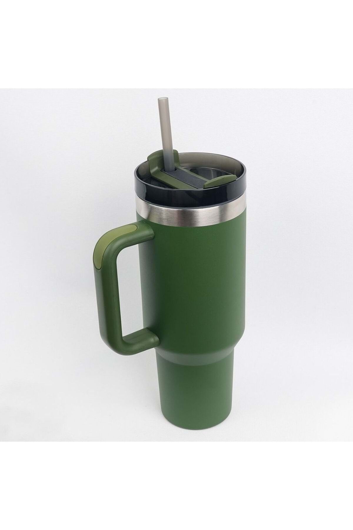 IGLOO-Stadler Thermo Mug 1.2 Liter Flask with Straw Khaki 3