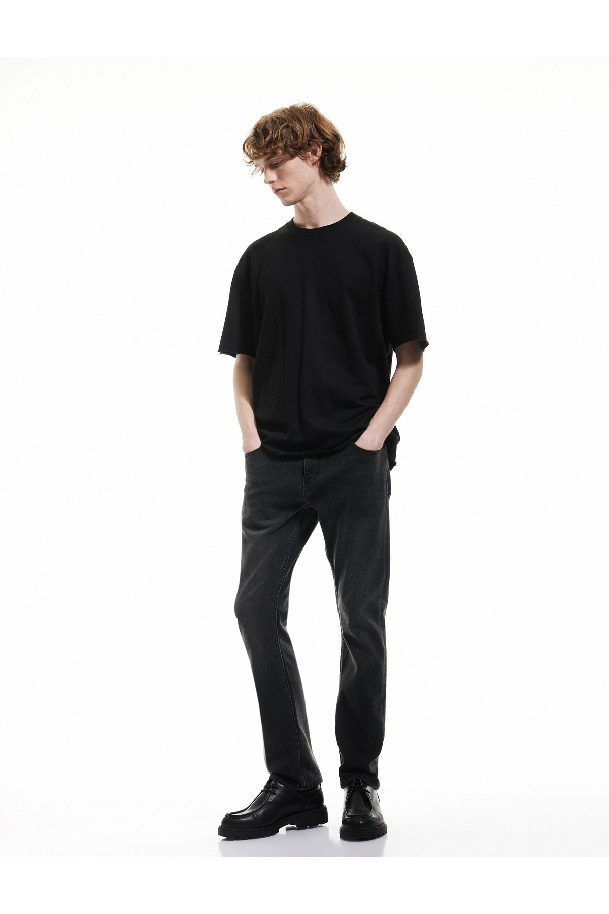کوتون شلوار جین اسلیم فیت نخی کمر معمولی - Brad Jeans