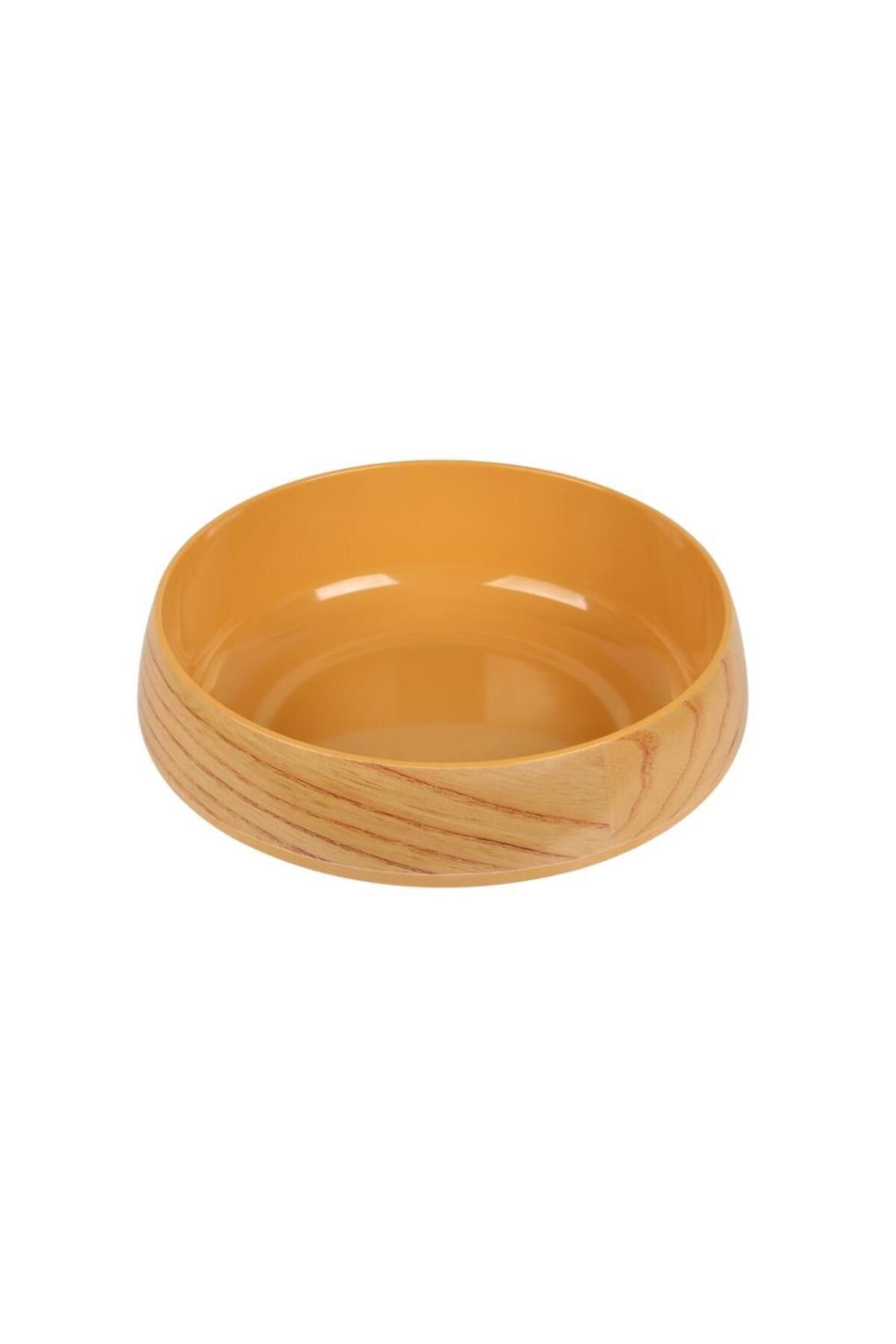 Globy Melamin Ahşap-Sarı Kase 29x10 cm