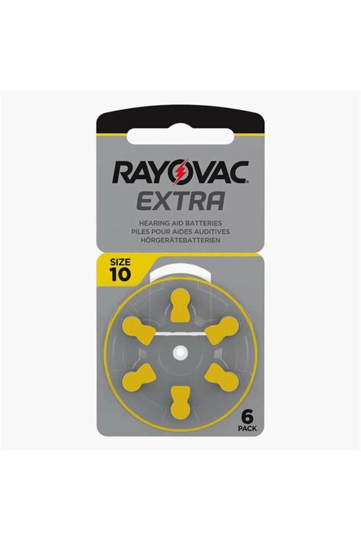 YİĞİTAUTOCLASS Rayovac 10 Numara Kulaklık Pili (6'Lı Paket)