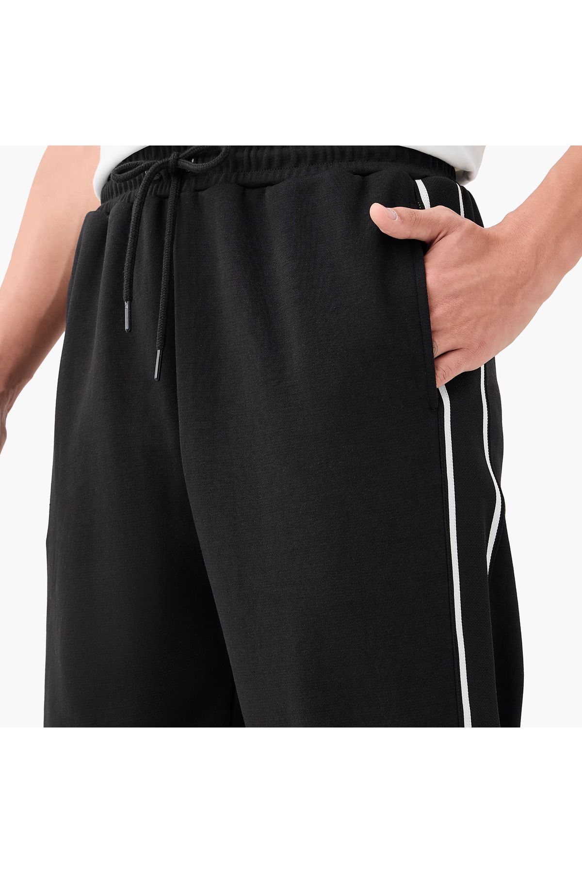 Kappa-Kappa Logo Print Joggers with Drawstring Closure 4