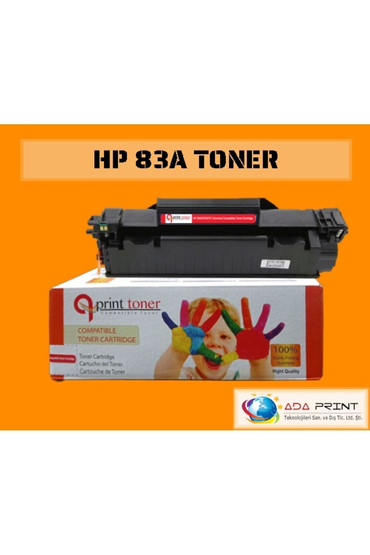 QPRİNT TONER COMPATİBLE TONER QPRİNT TONER Hp 283A Canon Crg-737 M201Dw M201N M225Dn M225Dw