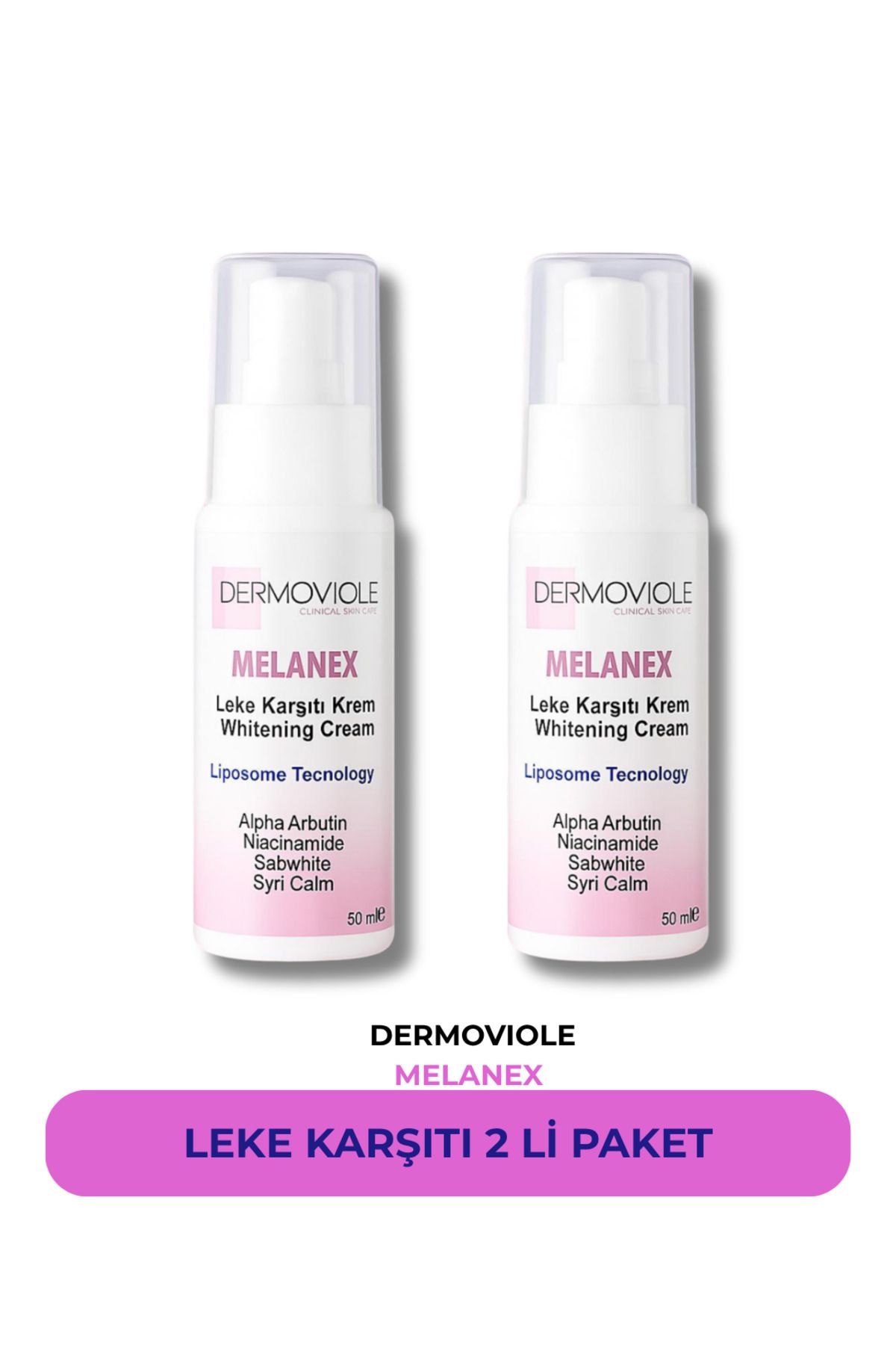 DERMOVIOLE LEKE KARŞITI 2 Lİ PAKET