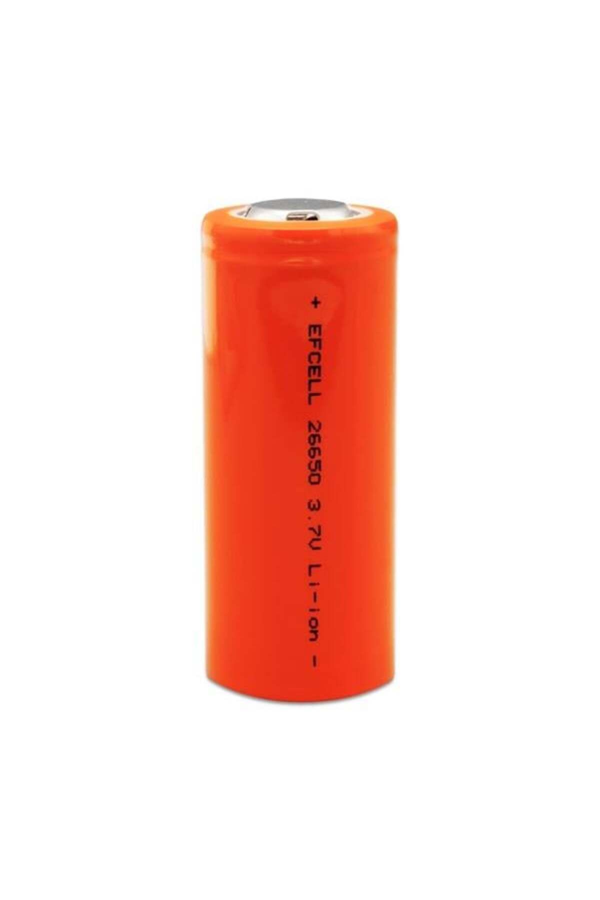 YİĞİTAUTOCLASS Efcell 3.7 Volt 4500 Mah ICR 26650 Şarj Edilebilir Pil
