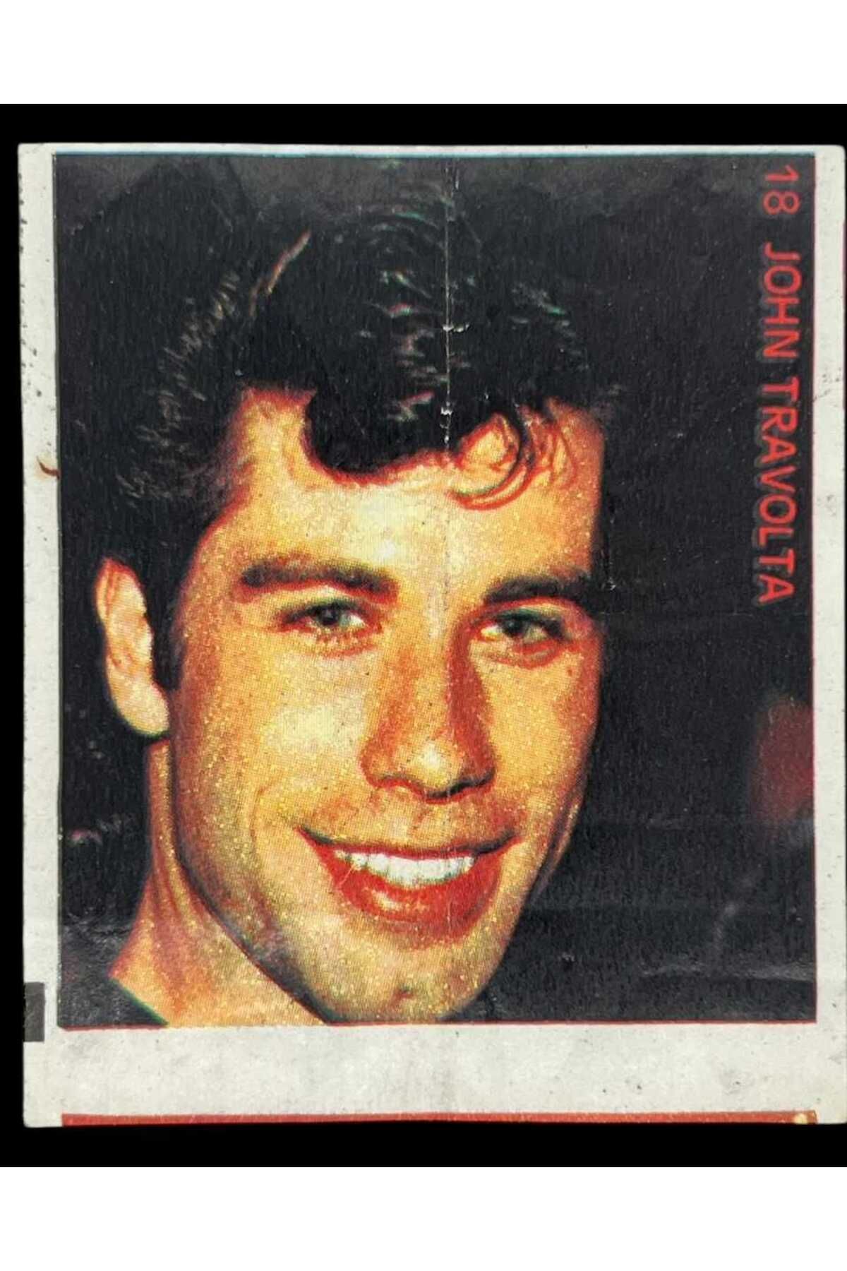 Gökçe Koleksiyon MİNTİ Sakız Kağıdı No 18 JOHN TRAVOLTA Stickers SKZ892